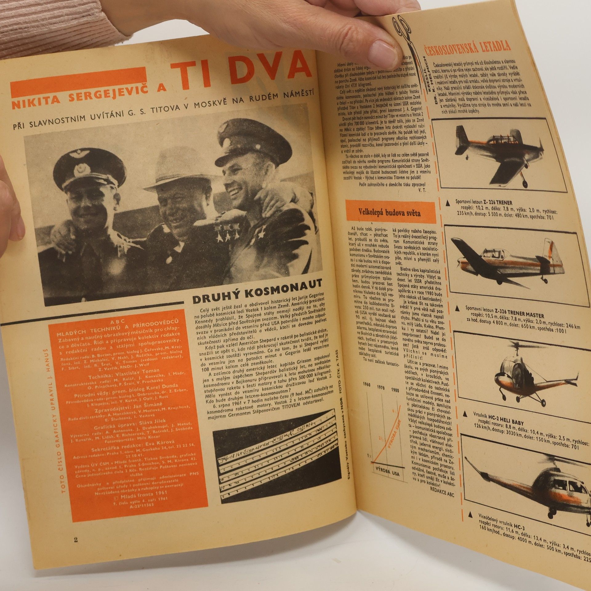 Autores varios ABC mladých techniků a přírodovědcu. 9/1961
