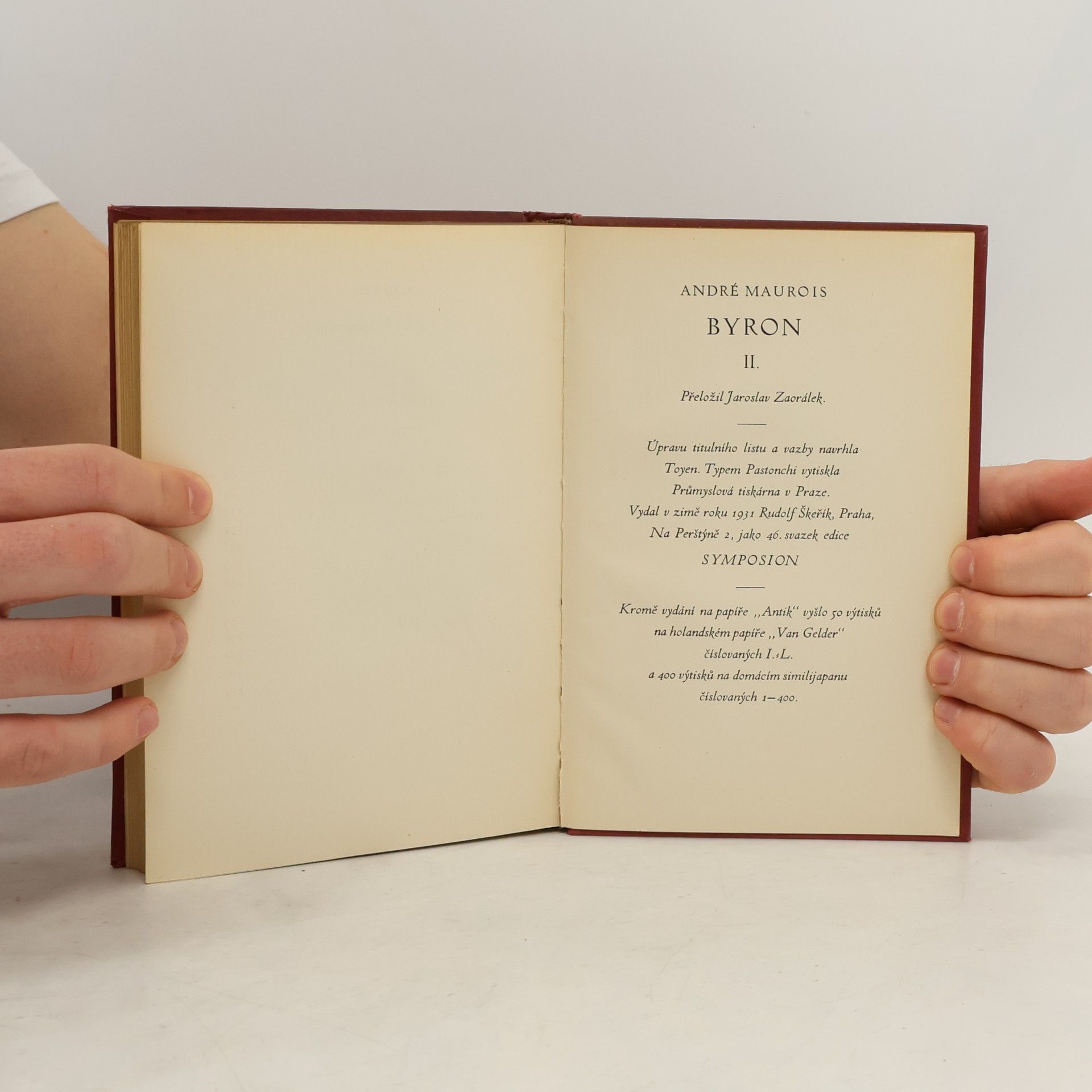 André Maurois Byron. Díl II