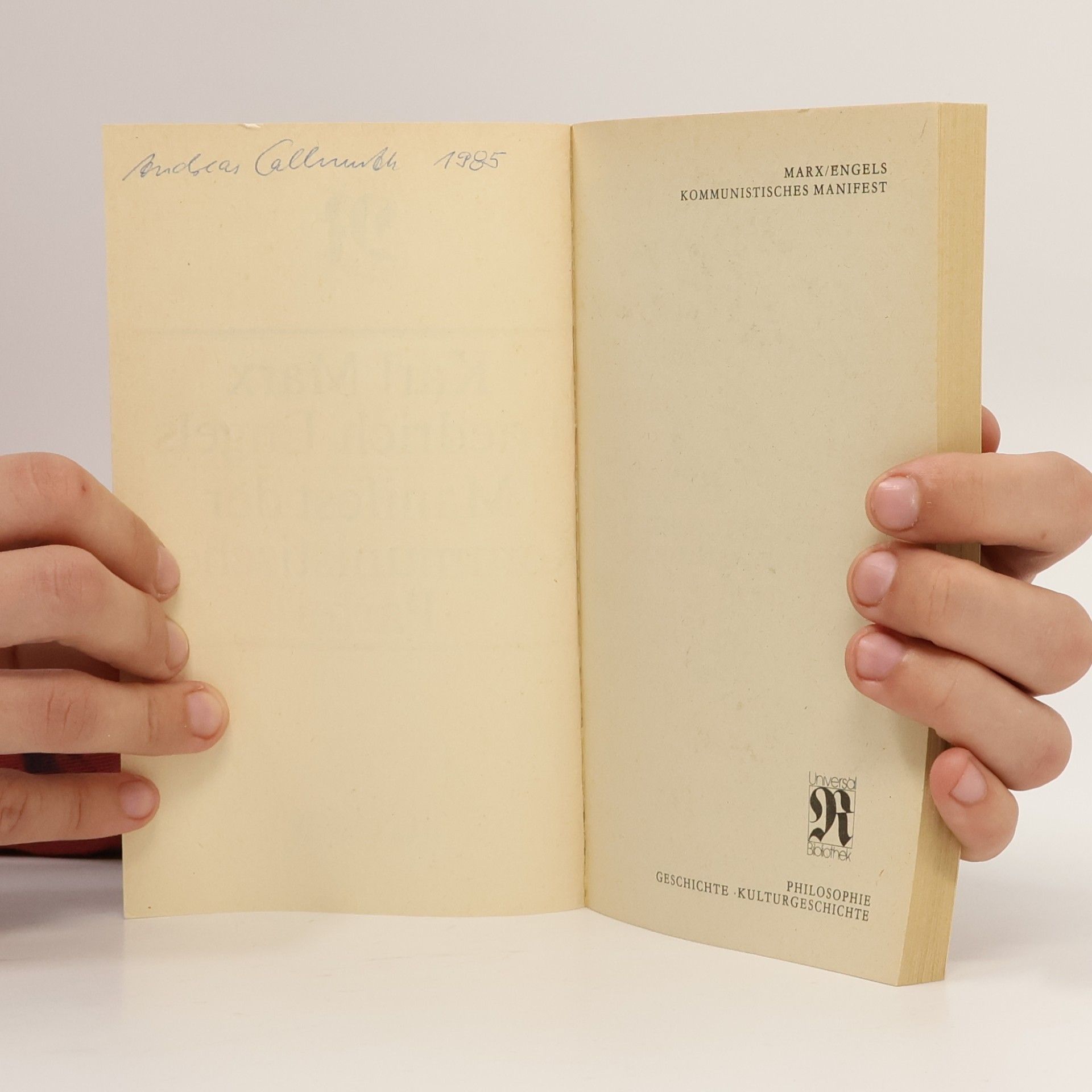 Friedrich Engels Manifest der Kommunistischen Partei