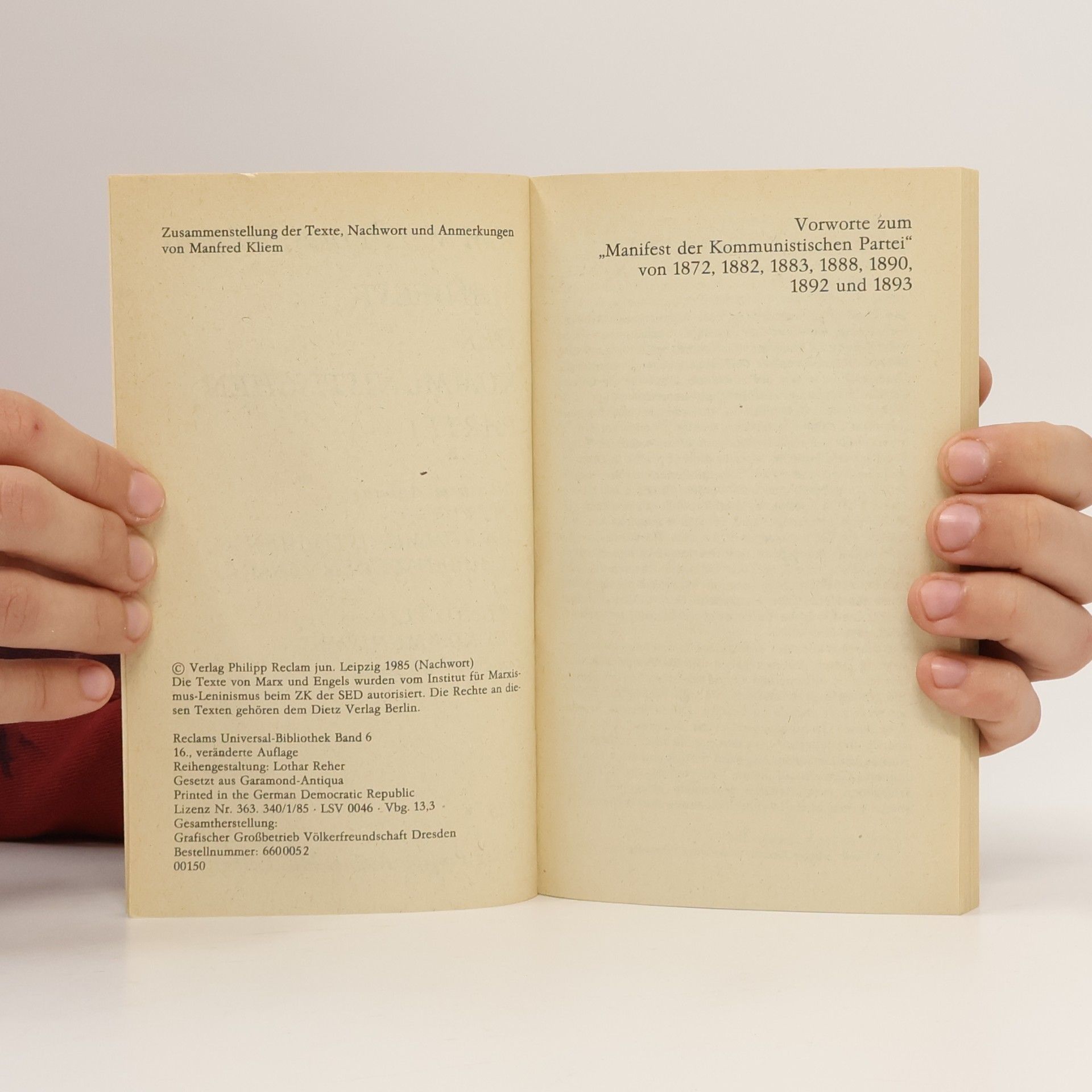 Friedrich Engels Manifest der Kommunistischen Partei