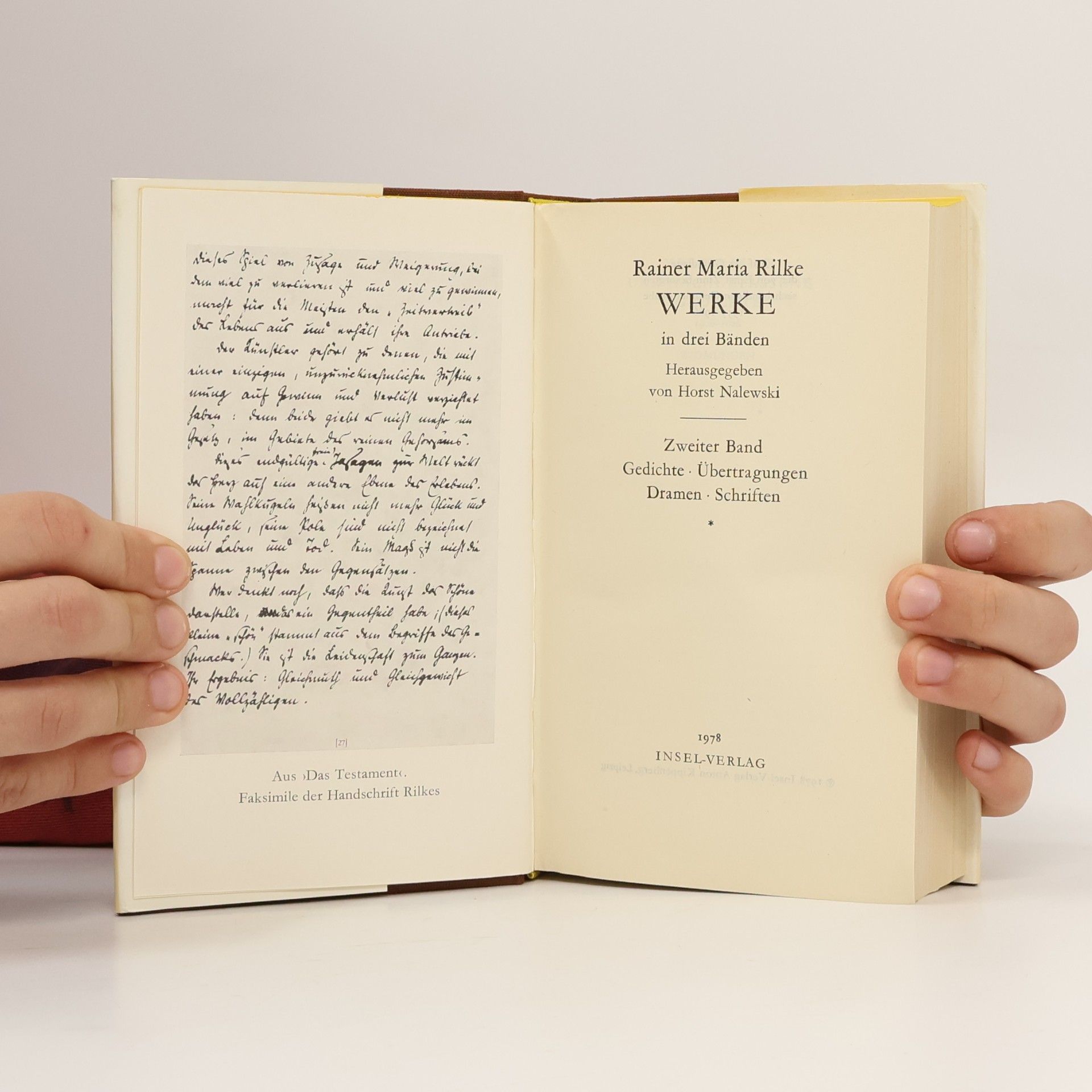 Rainer Maria Rilke Werke 2