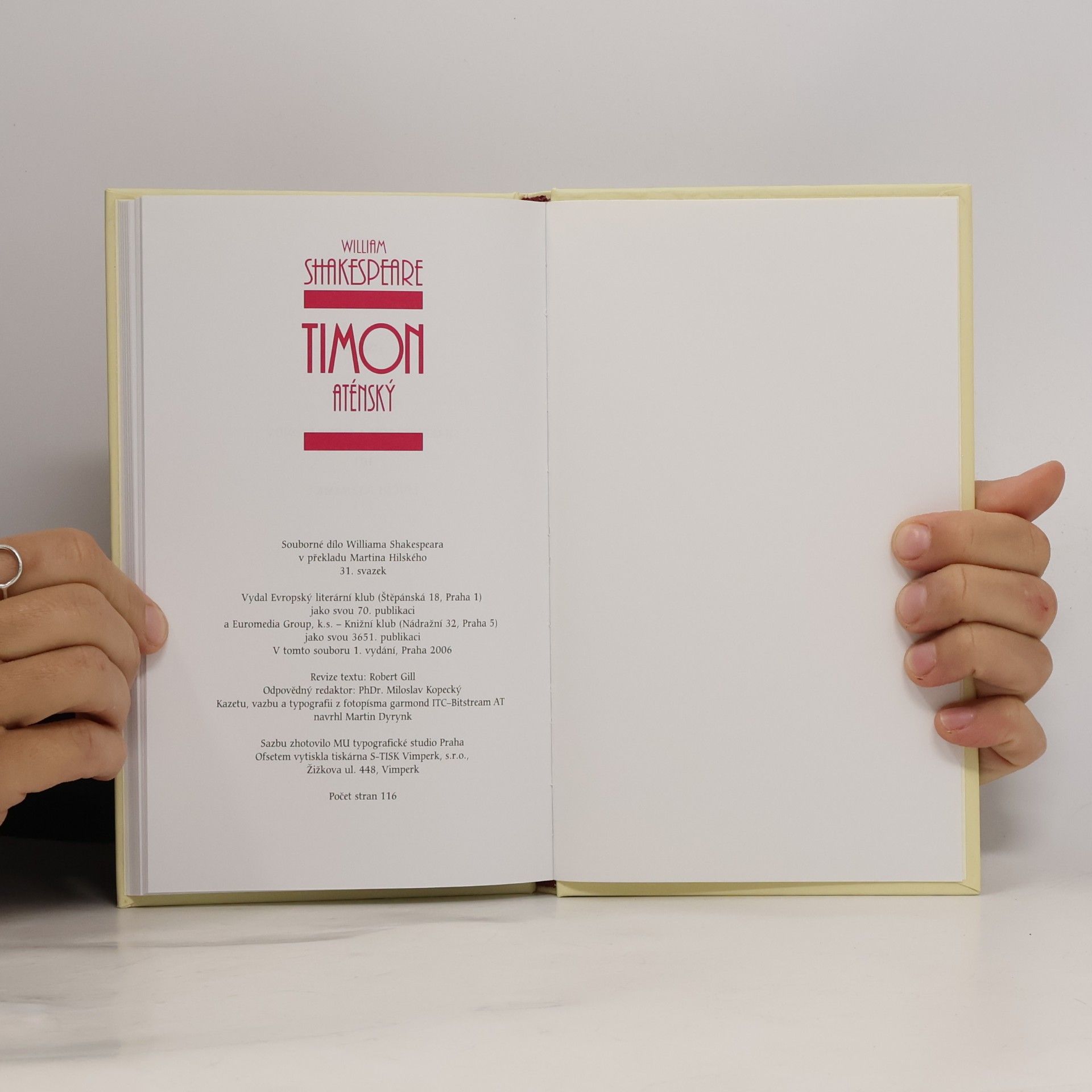 William Shakespeare Timon Aténský