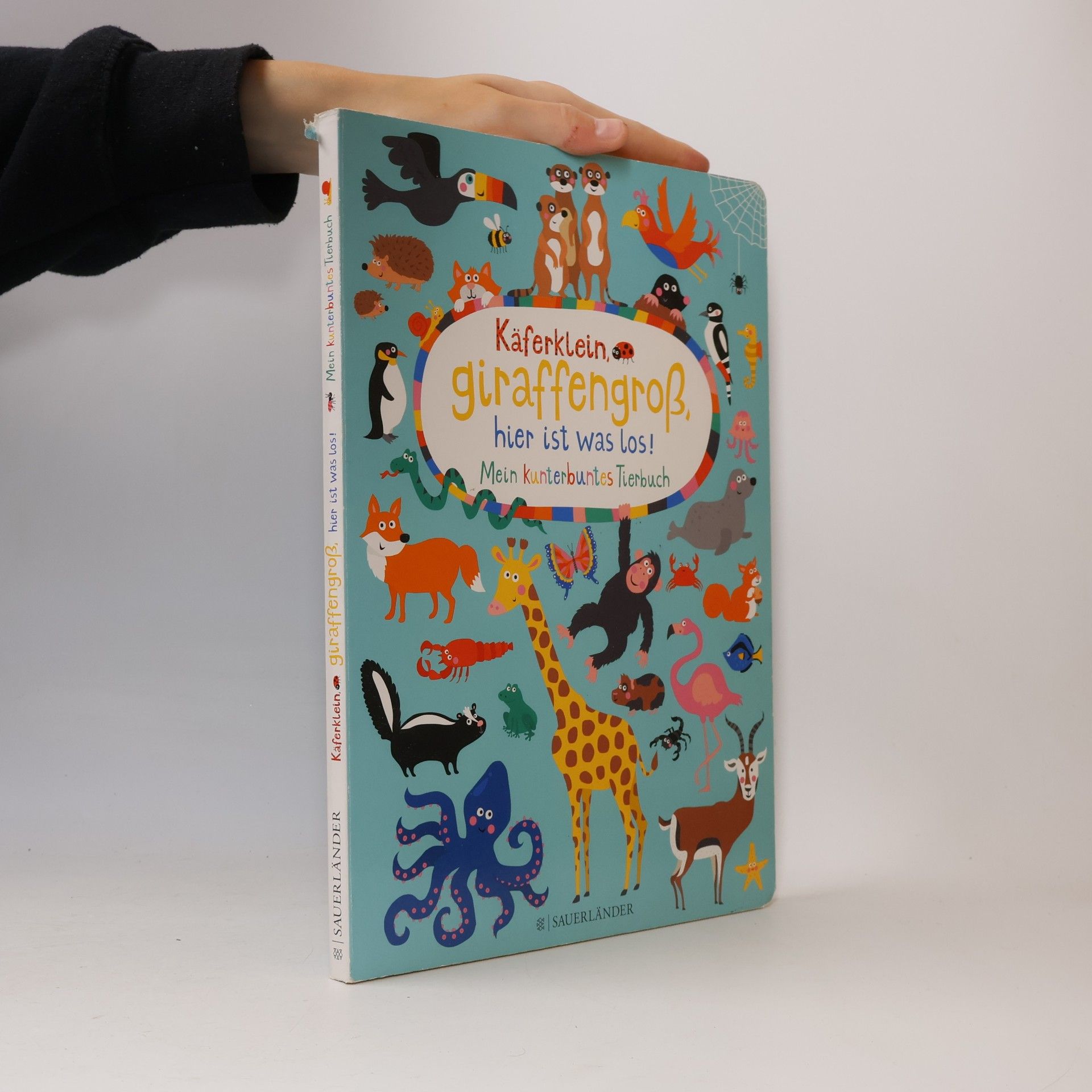 Käferklein, giraffengroß, hier ist was los! Mein kunterbuntes Tierbuch