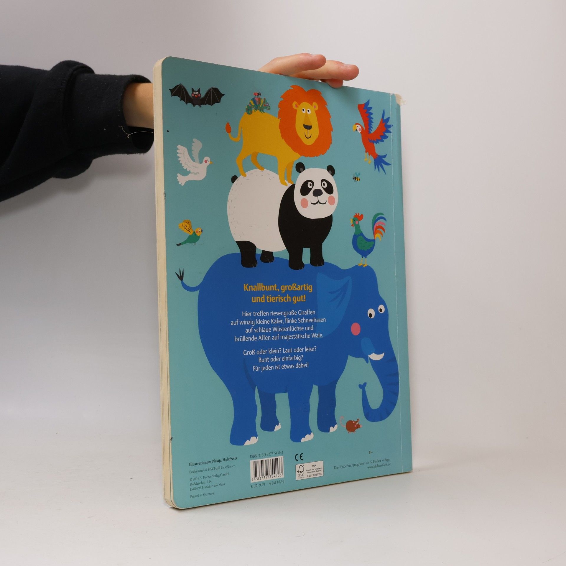 Nastja Holtfreter Käferklein, giraffengroß, hier ist was los! Mein kunterbuntes Tierbuch