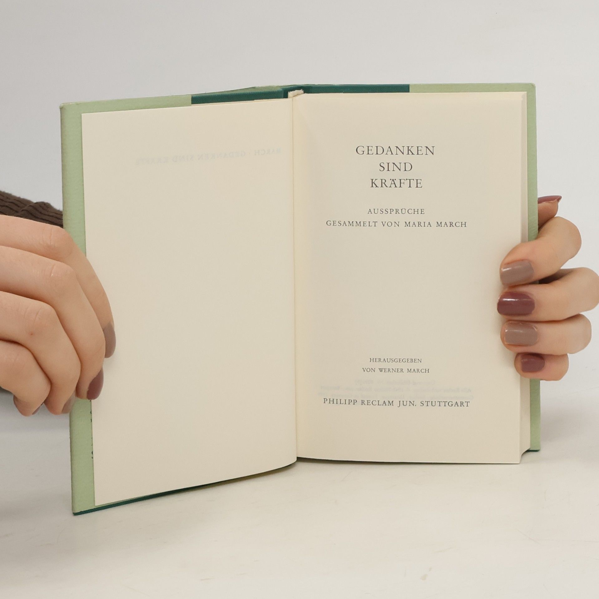 Reclams Universal-Bibliothek: Gedanken sind Kräfte