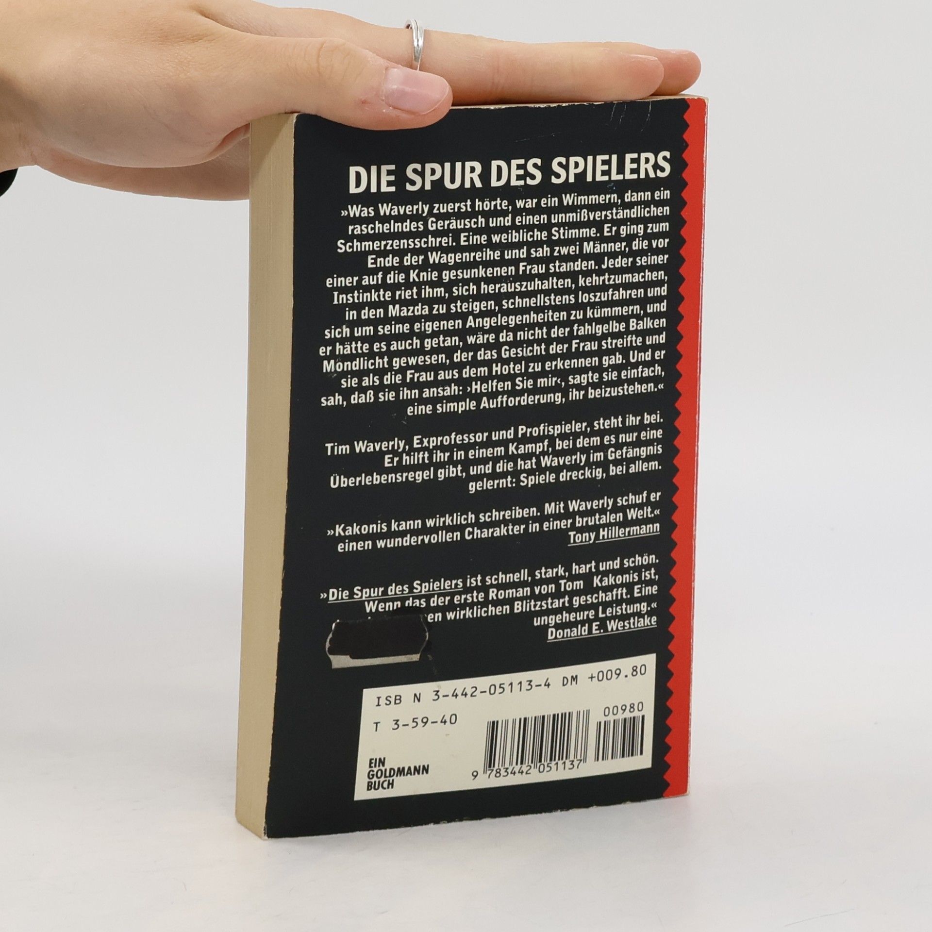 Tom Kakonis Die Spur des Spielers