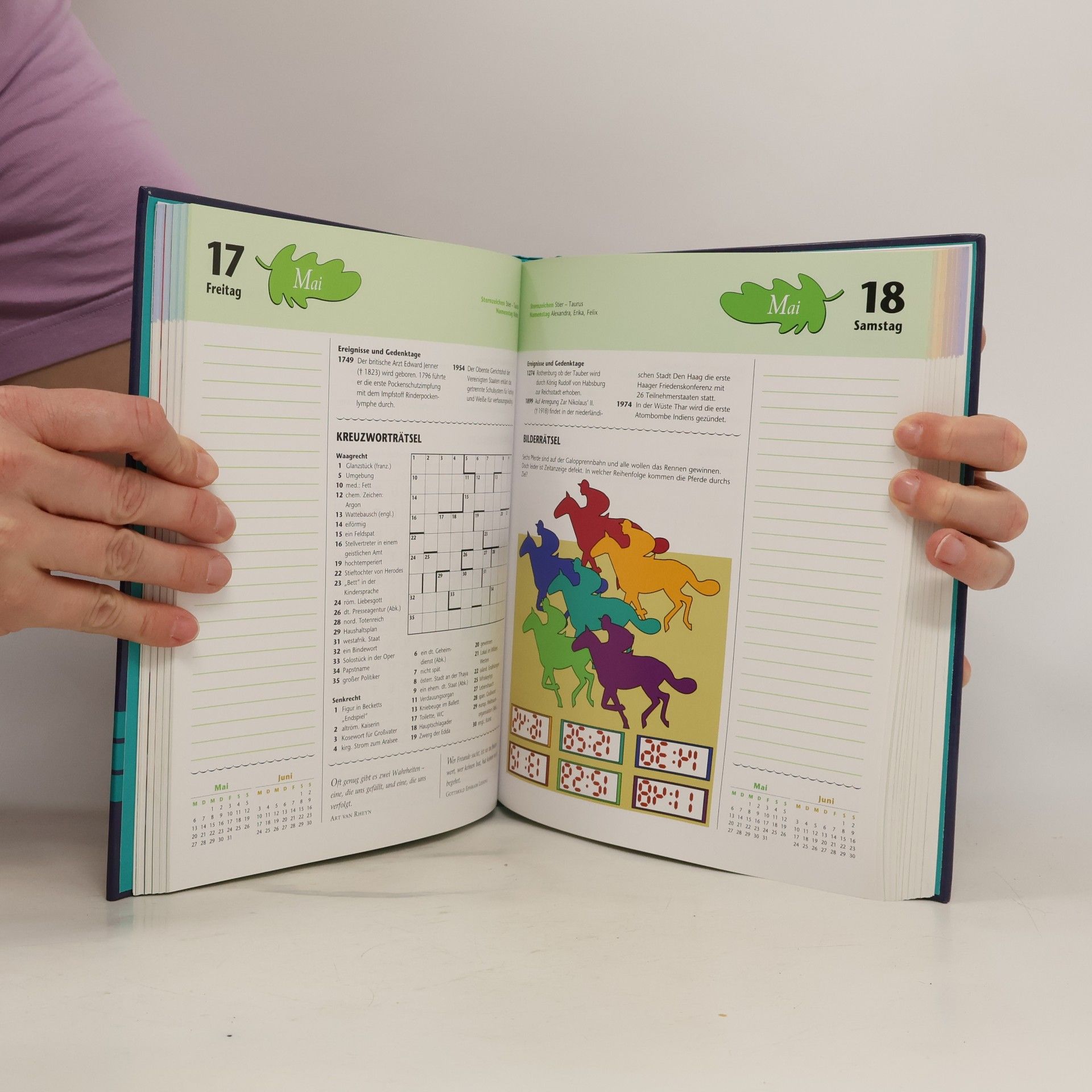 Kolektív autorov Almanach 2024. 365 Tage Rätsel Spiele Weisheiten