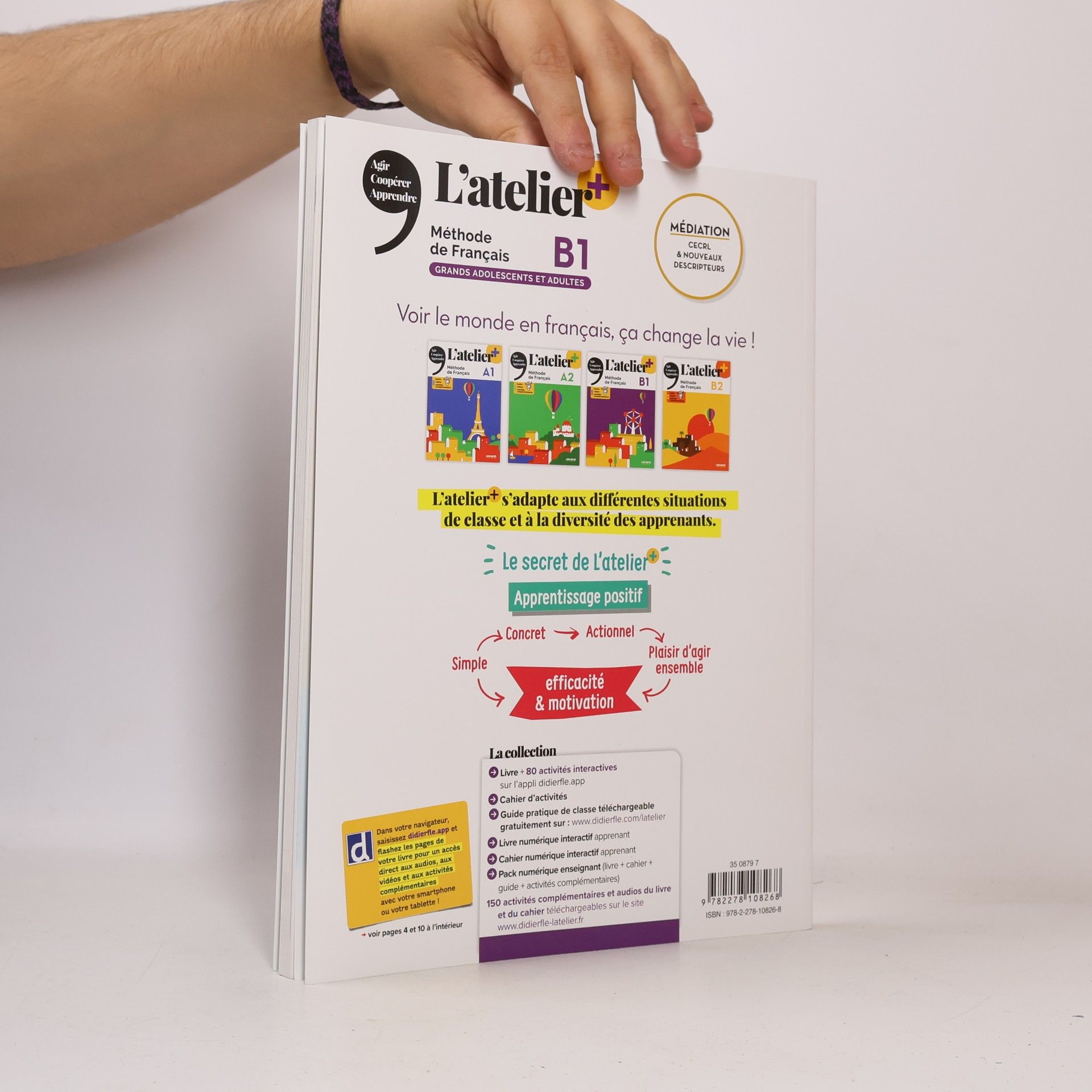 Emilie Pommier L'atelier + B1 - livre + didierfle.app