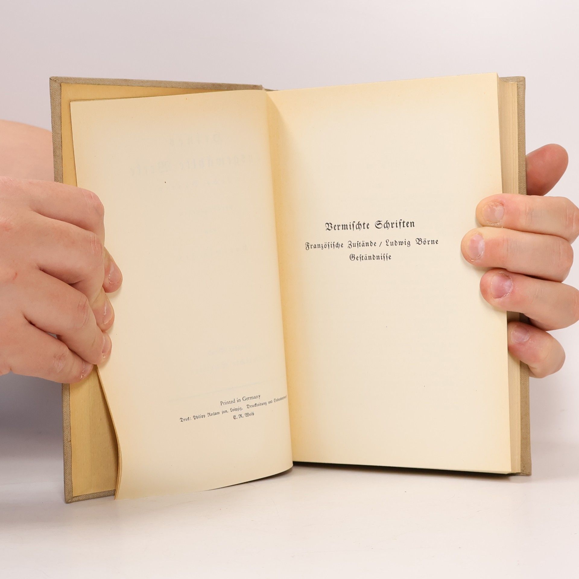 Heinrich Heine Heines Ausgewählte Werke in sechs Bänden. Band 5