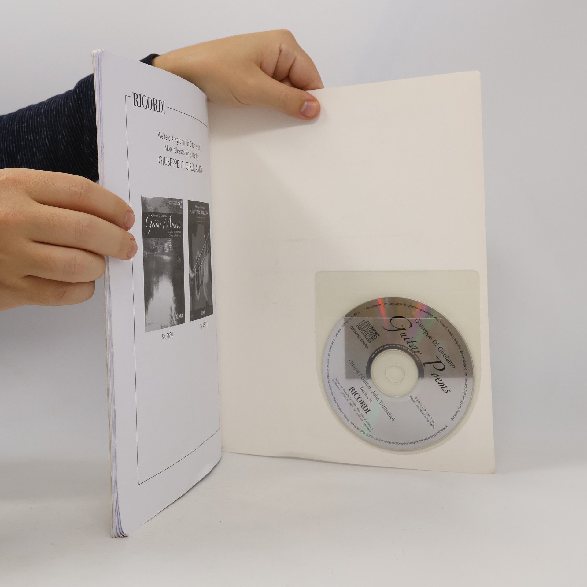 Giuseppe Di Girolamo-Guitar Poems-BOOK+CD+AUDIO-ONLINE