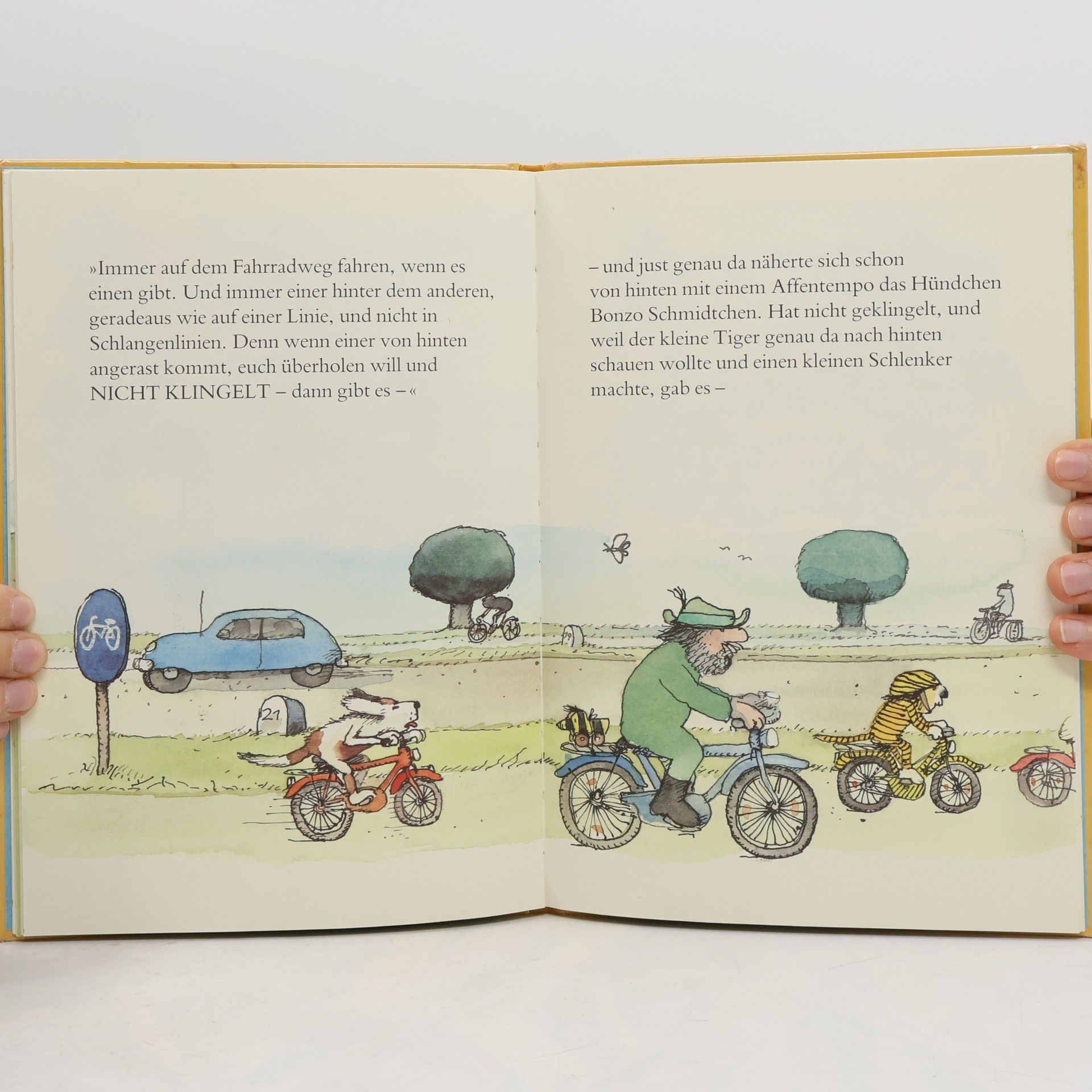Janosch Der kleine Tiger braucht ein Fahrrad