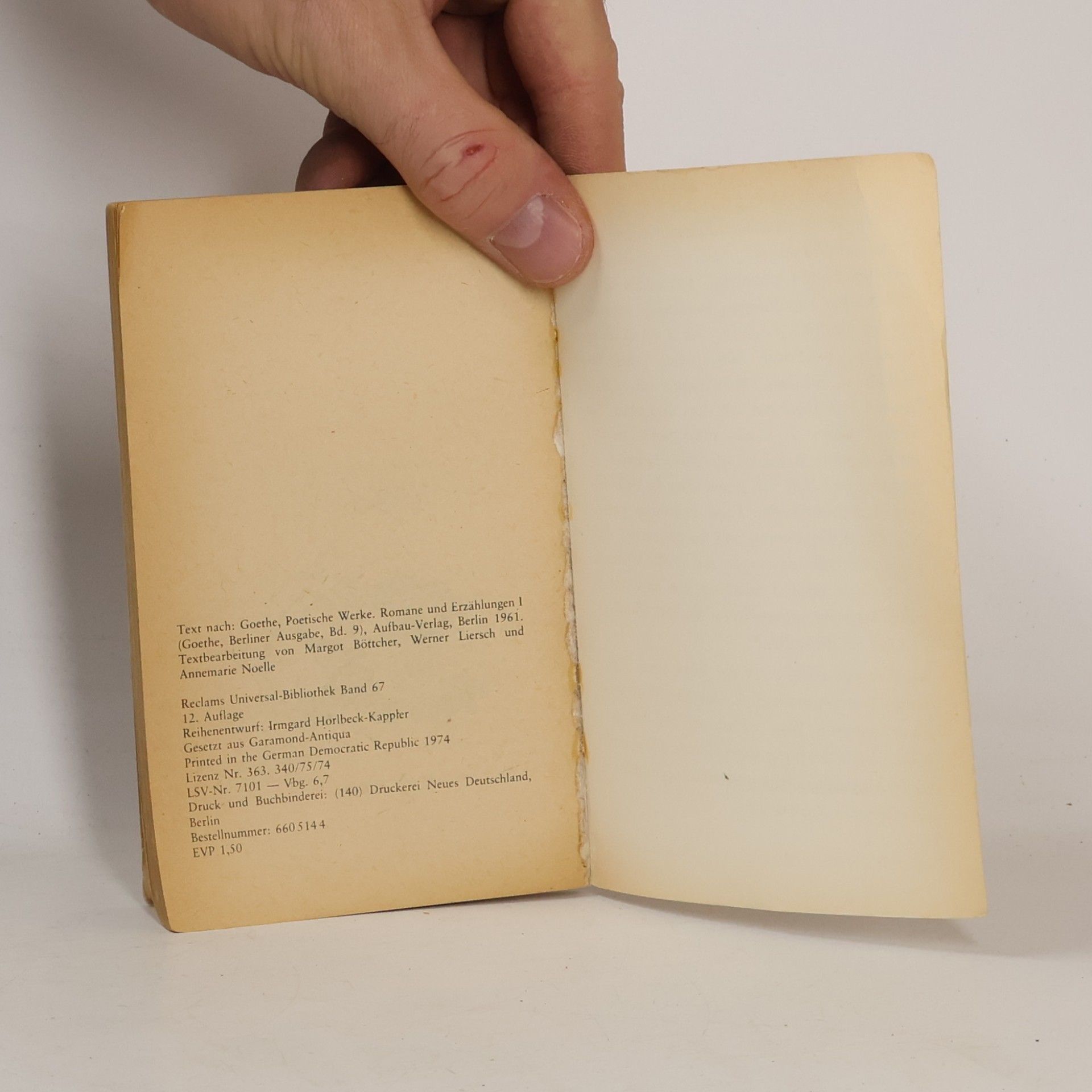 Johann Wolfgang von Goethe Die Leiden des jungen Werther