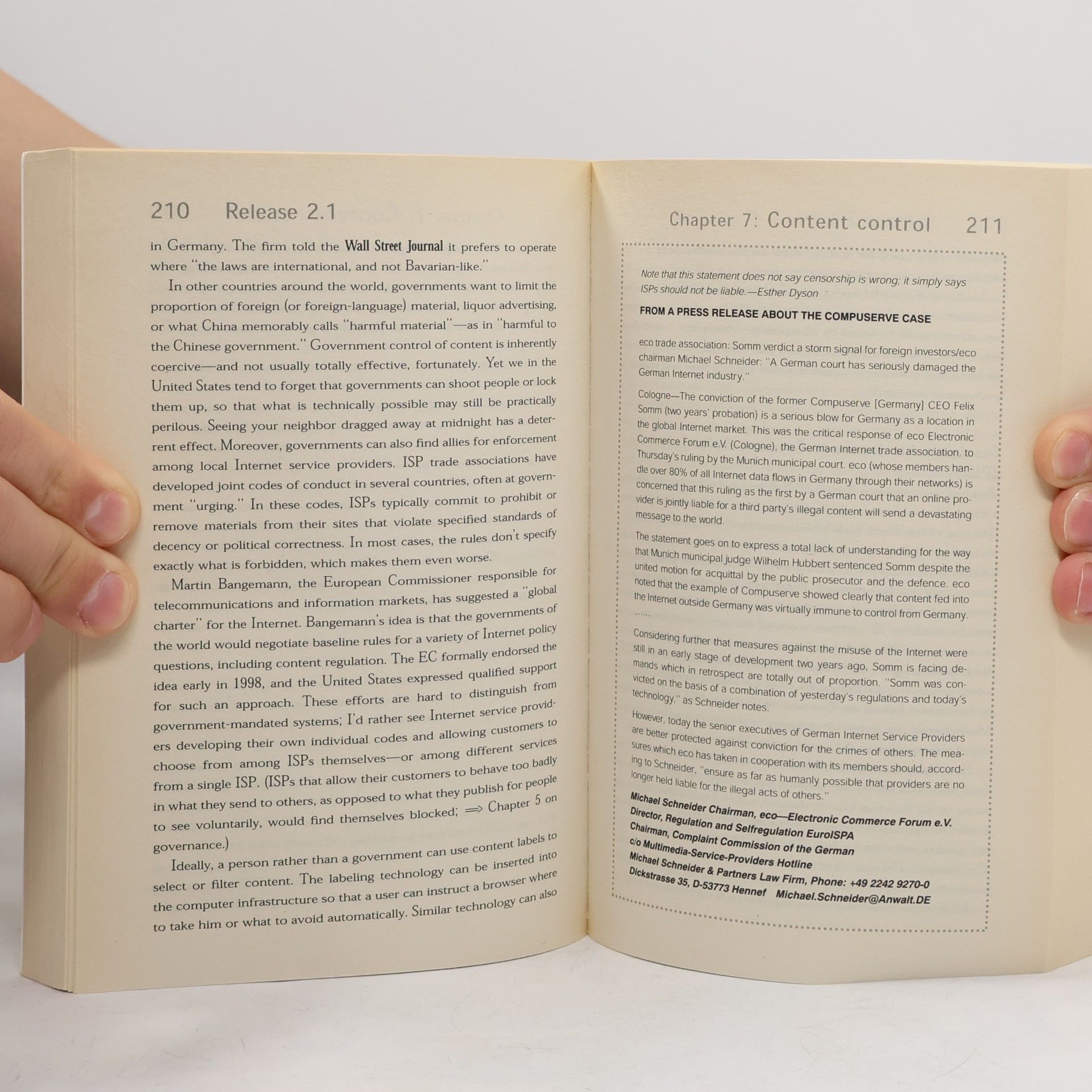 Esther Dyson Release 2.1. A design for living in the digital age