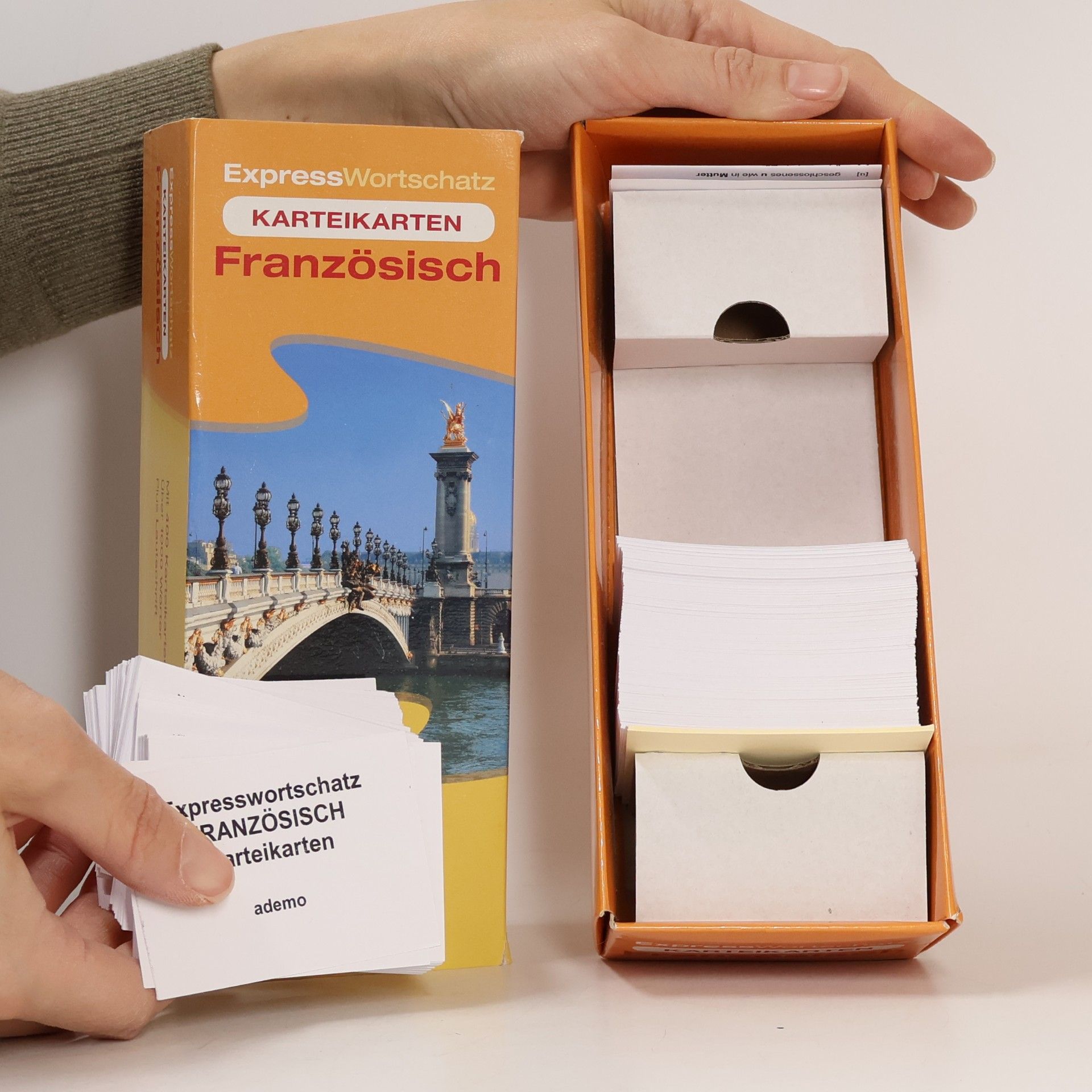 Expresswortschatz: Französisch-Karteikarten