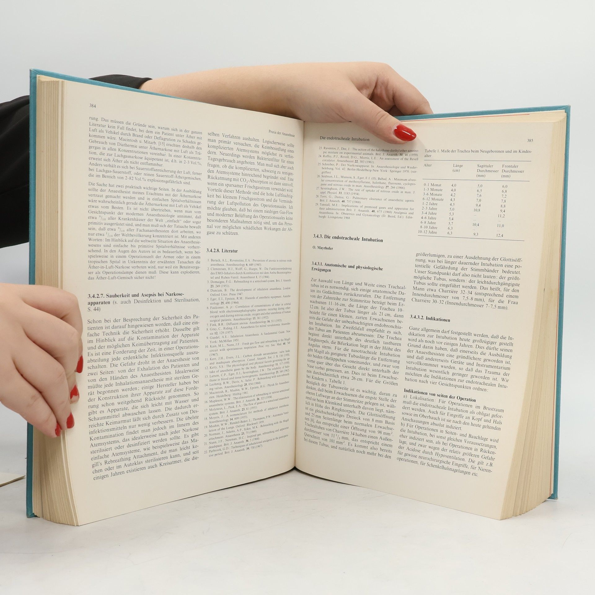 Herbert Benzer Lehrbuch der Anaesthesiologie, Reanimation und Intensivtherapie