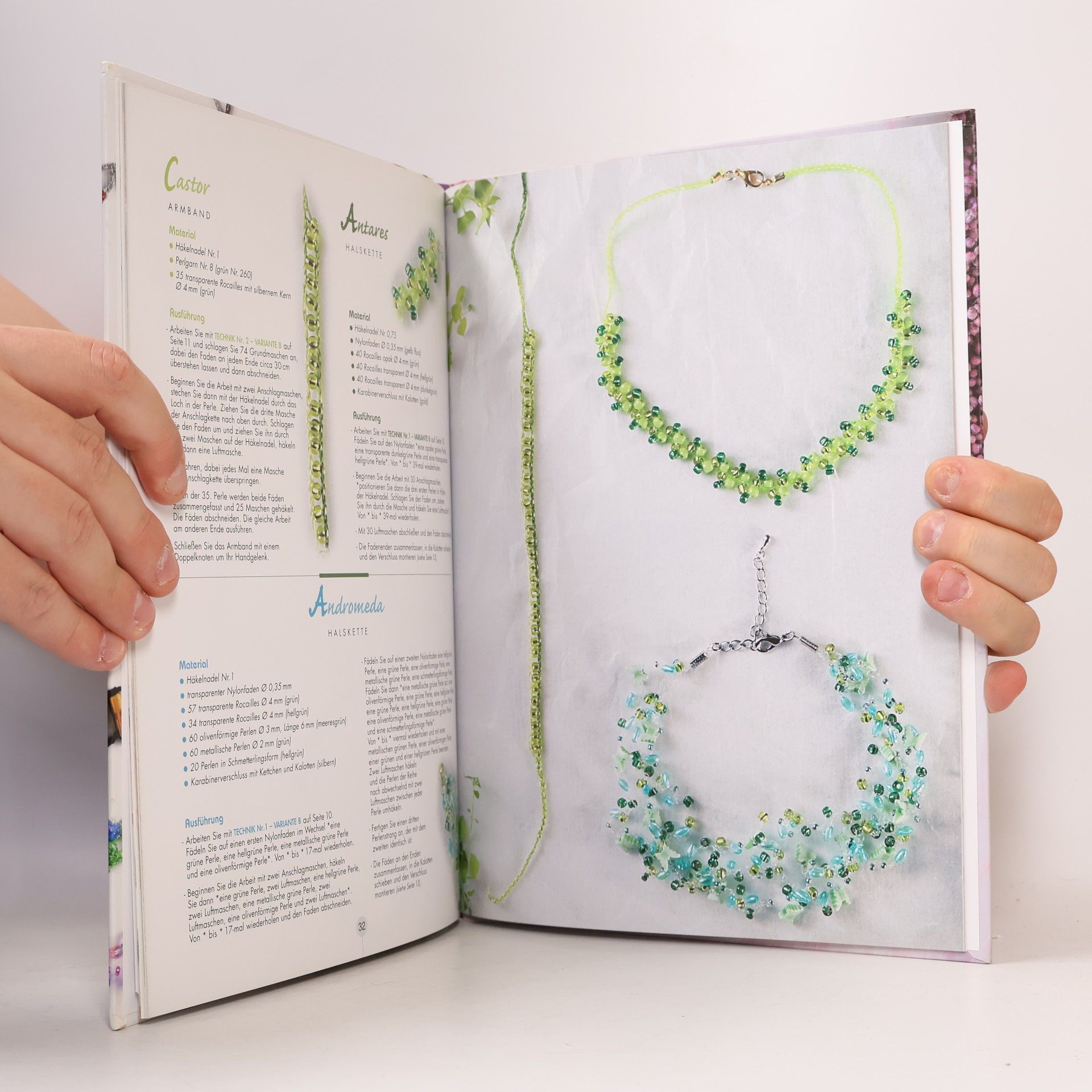 Denise Hoerner Gehäkelte Perlenketten und Armbänder