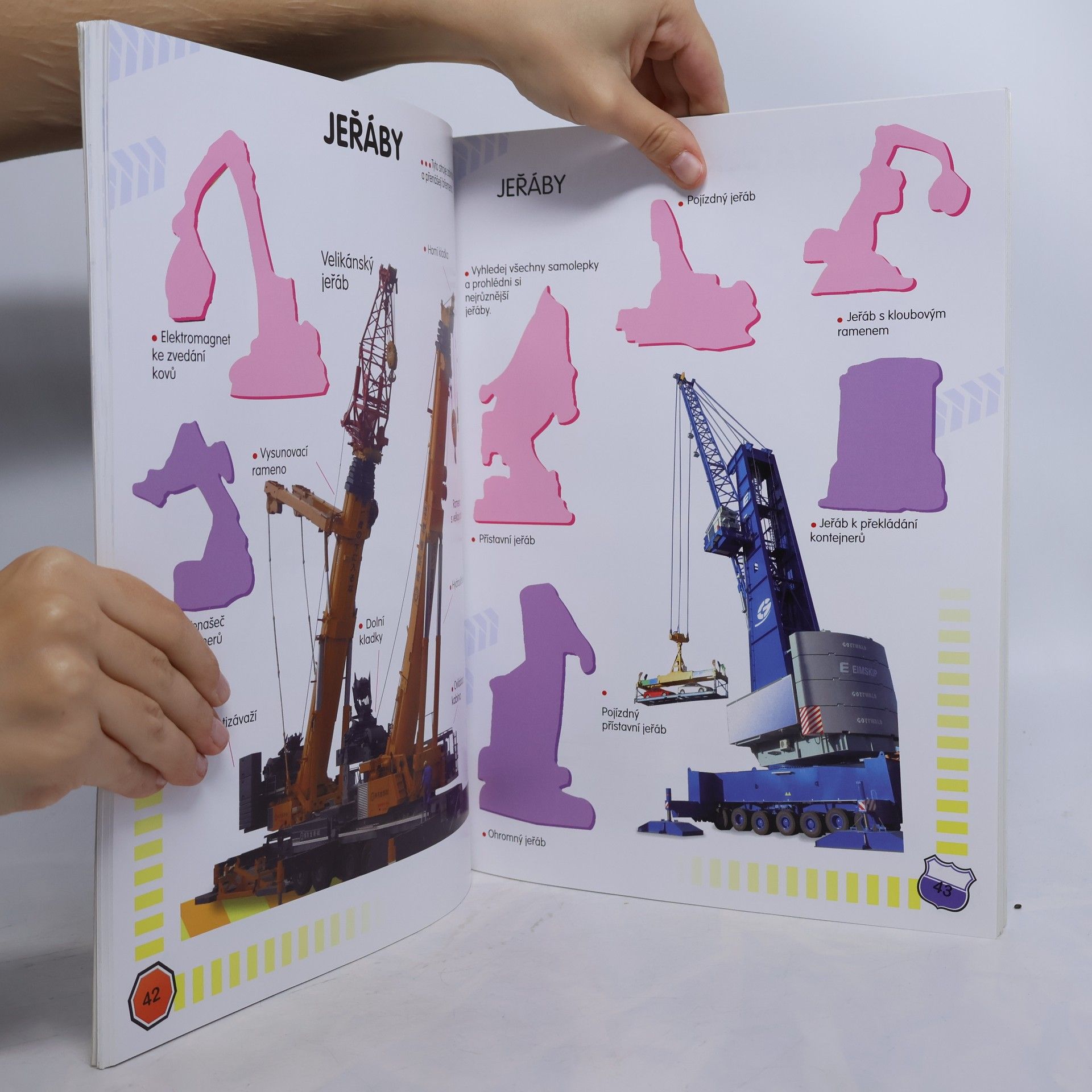 Autorenkollektiv 1000 aut a strojů se samolepkami