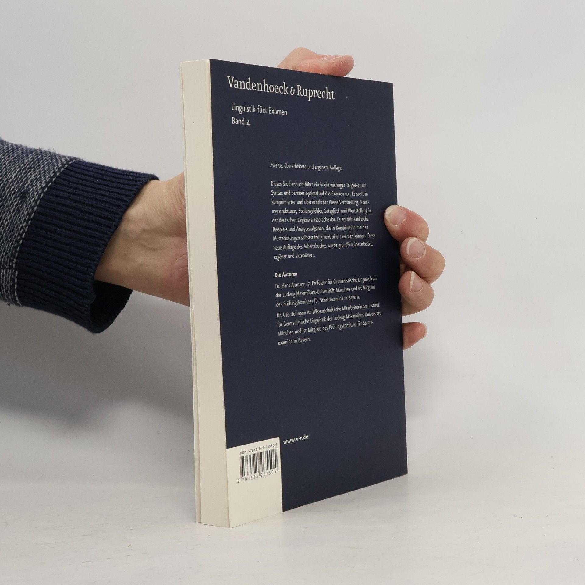 Hans Altmann Linguistik fürs Examen - 4: Topologie fürs Examen