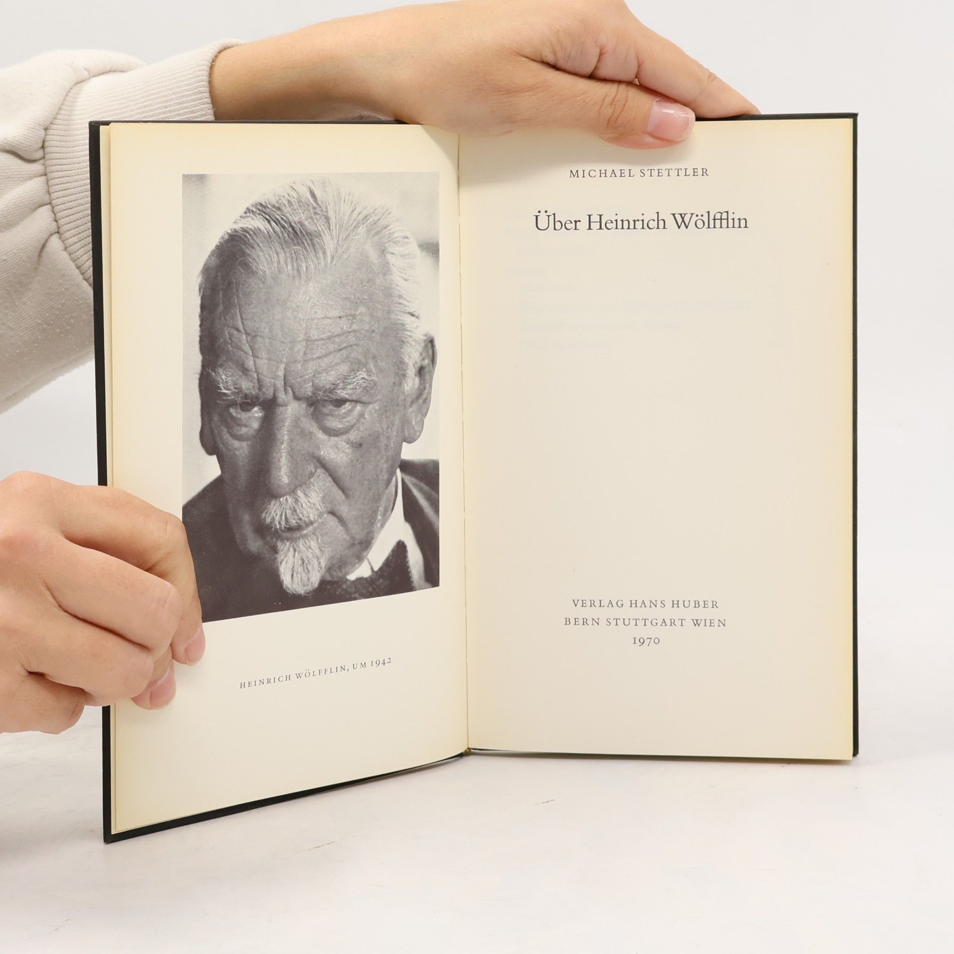 Michael Stettler Über Heinrich Wölfflin