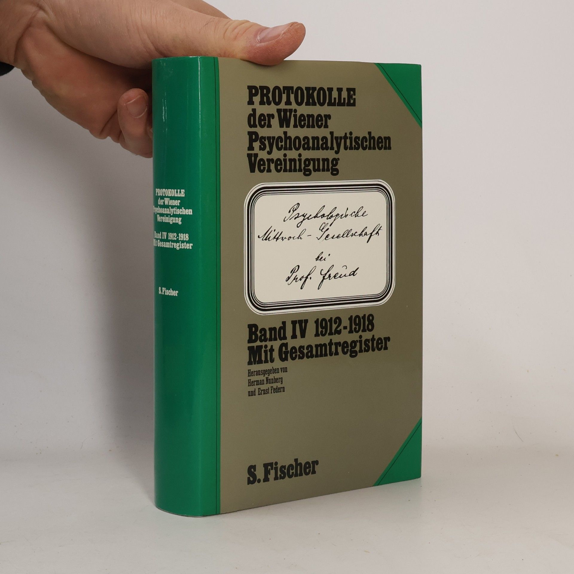 Hermann Nunberg Protokolle der Wiener Psychoanalytischen Vereinigung