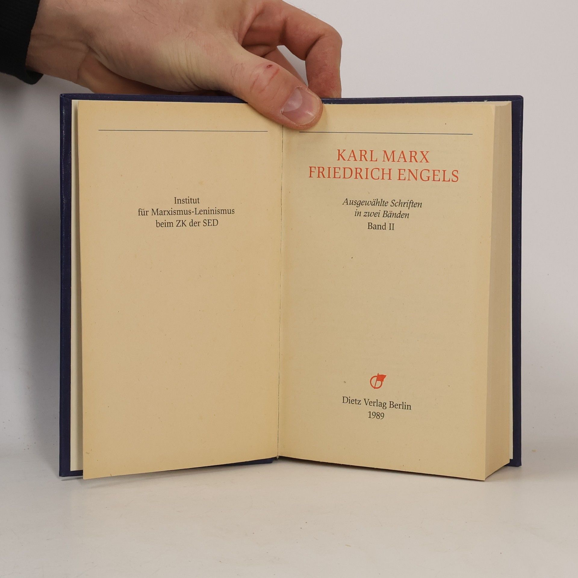 Karl Marx Ausgewählte Schriften II.