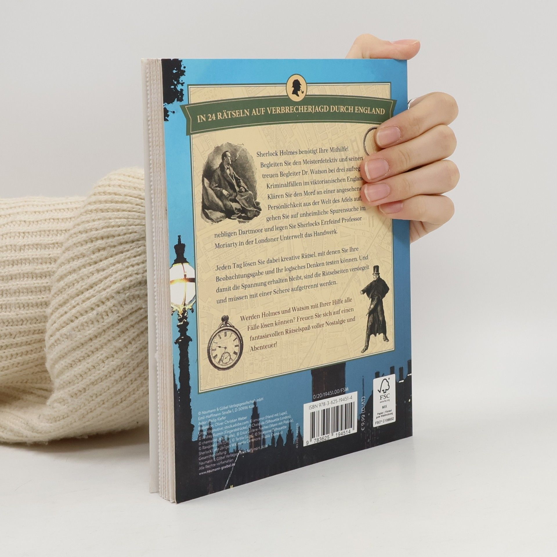 Philip Kiefer Sherlock Holmes' Adventskalender der Logikrätsel