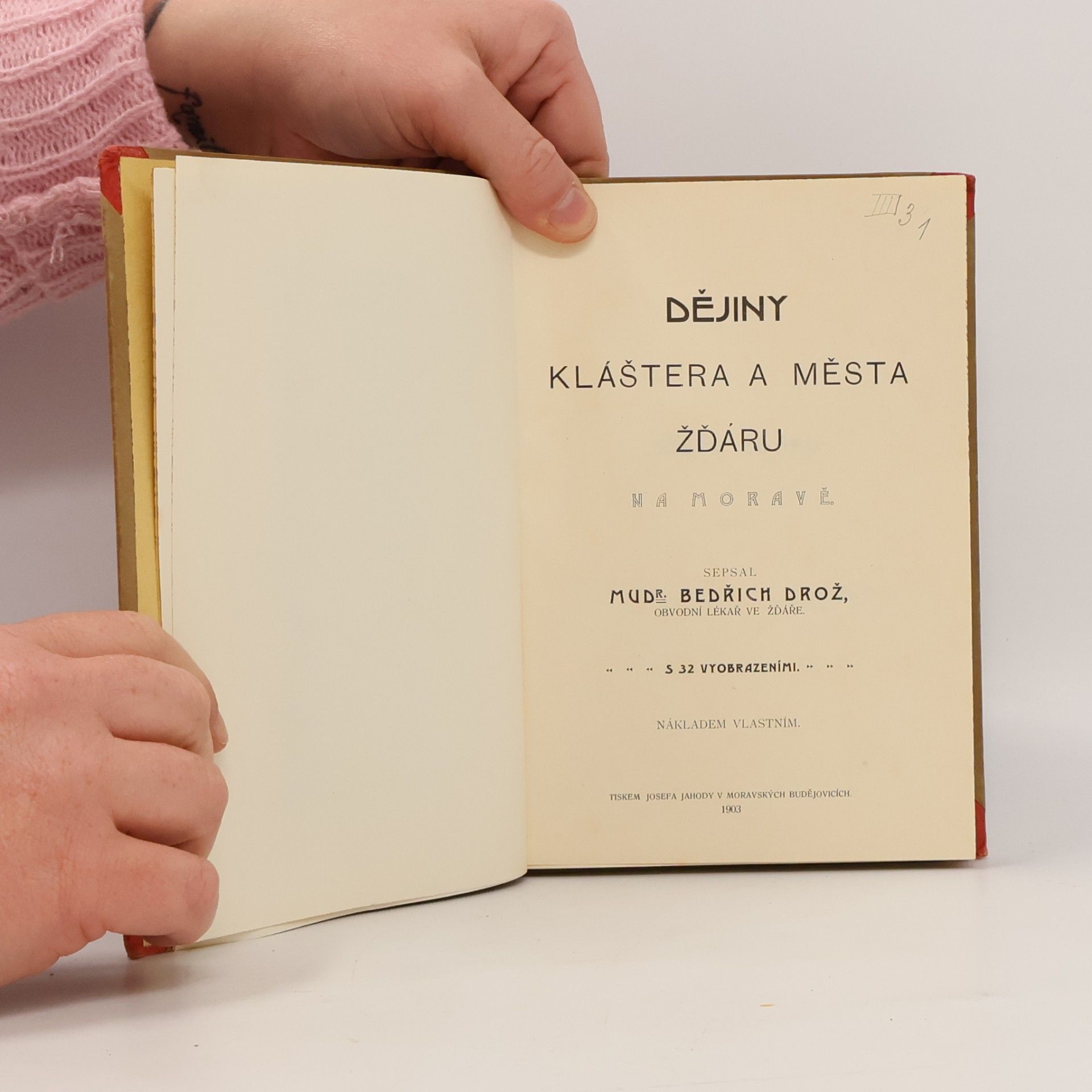 Bedřich Drož Dějiny kláštera a města Žďáru na Moravě