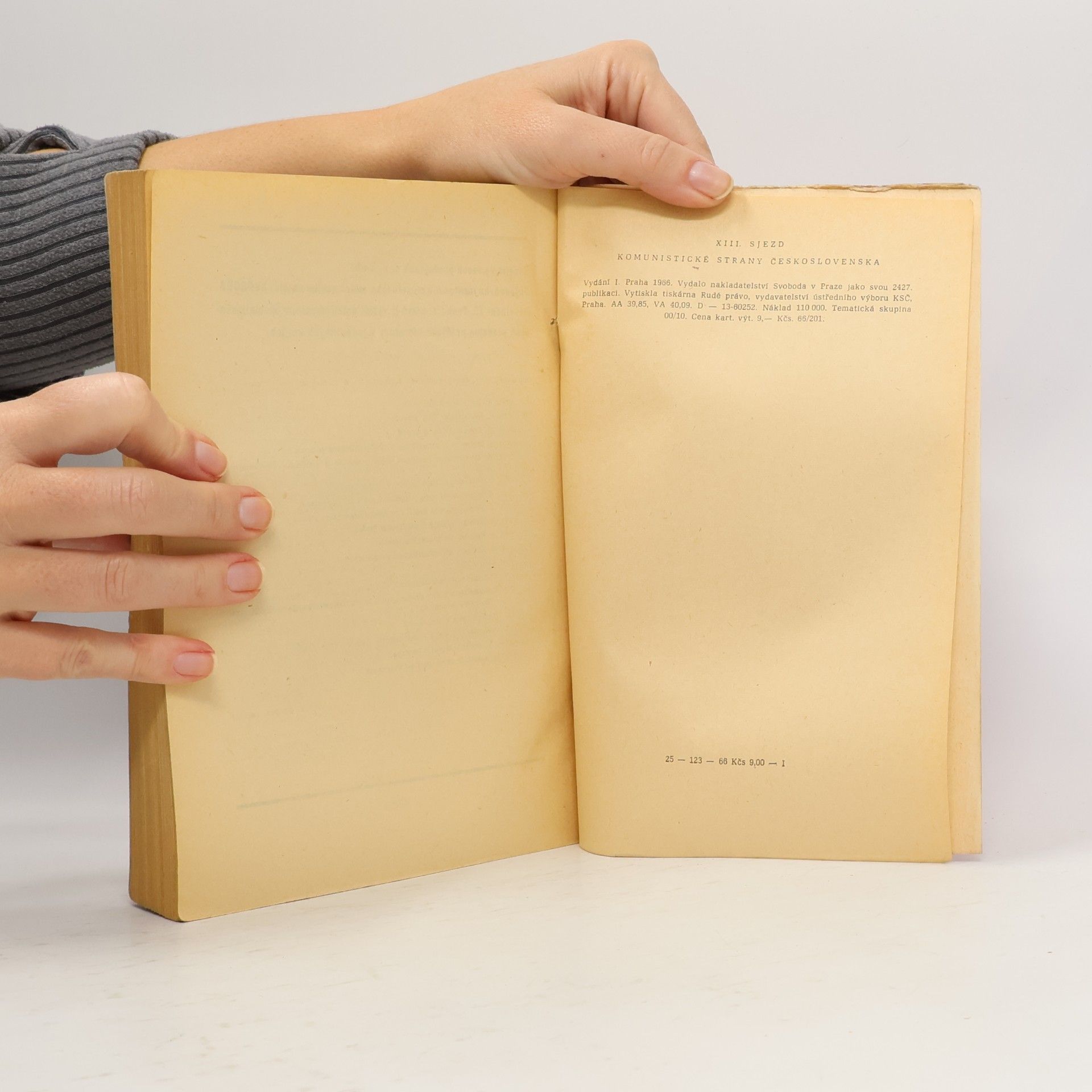 Collectif d'auteurs XIII. sjezd Komunistické strany Československa