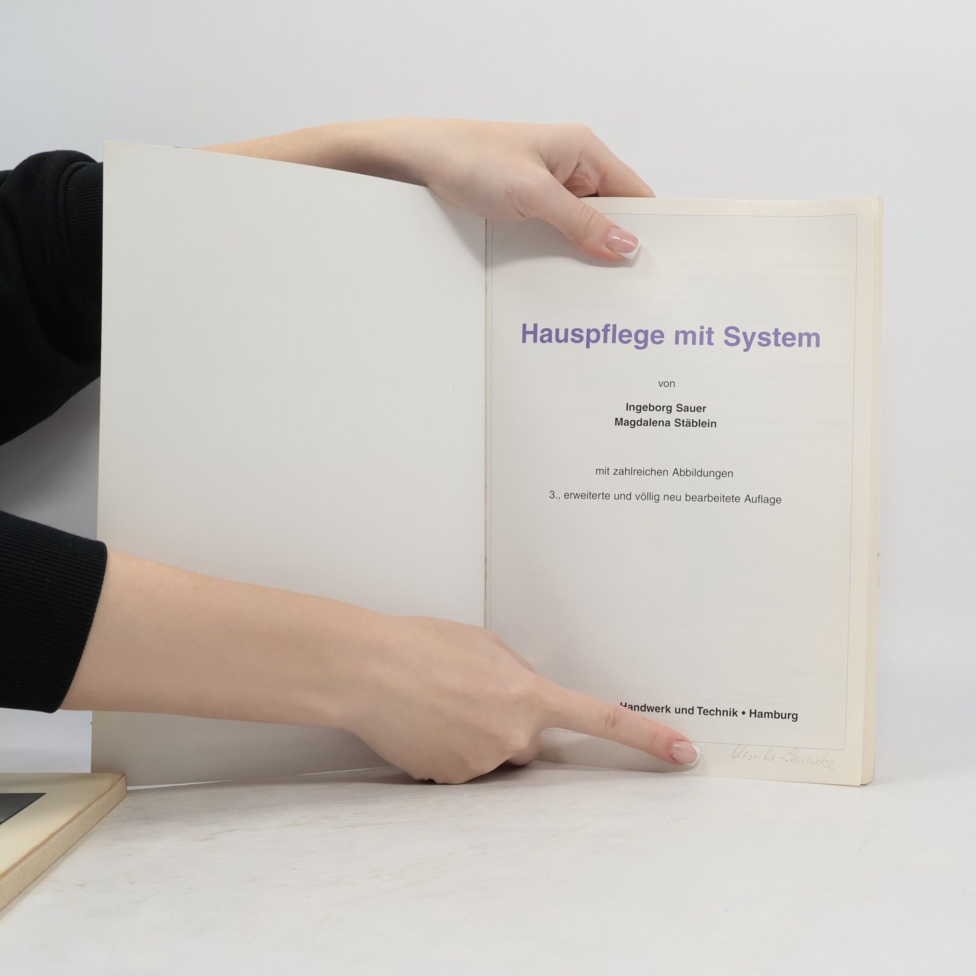 Ingeborg Sauer Hauspflege mit System, Lehrbuch
