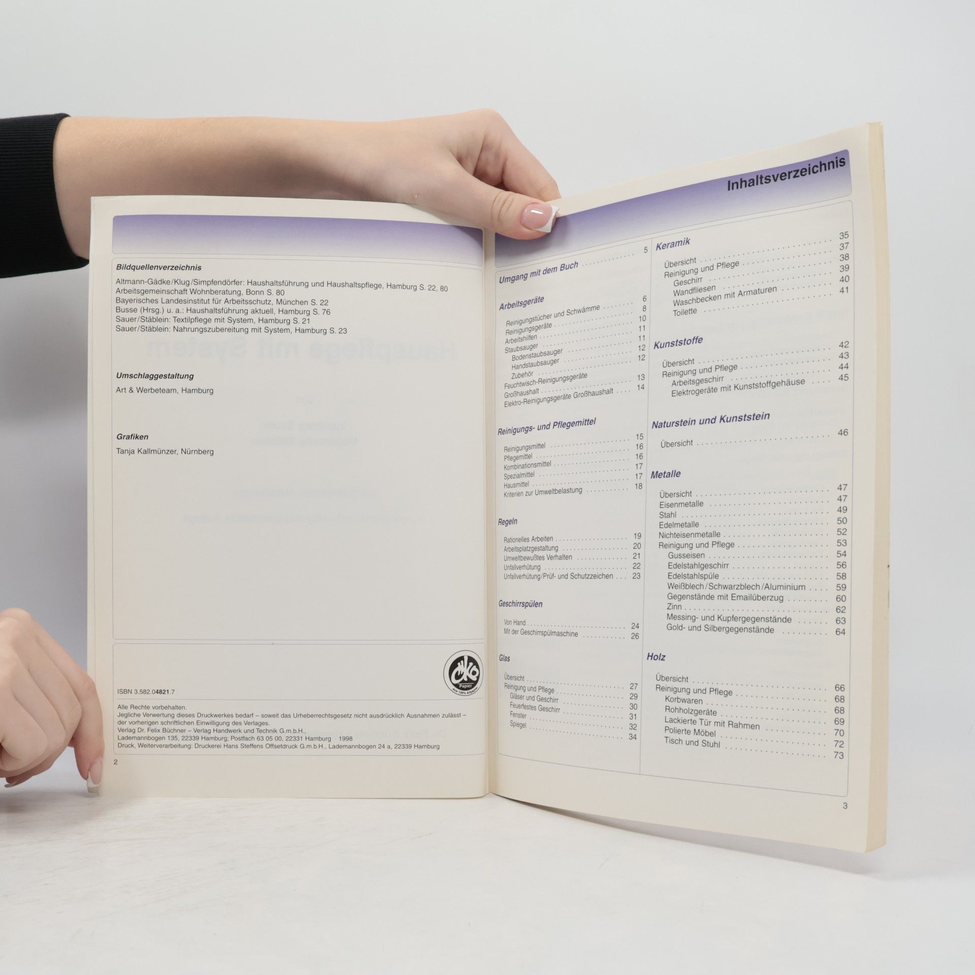 Ingeborg Sauer Hauspflege mit System, Lehrbuch
