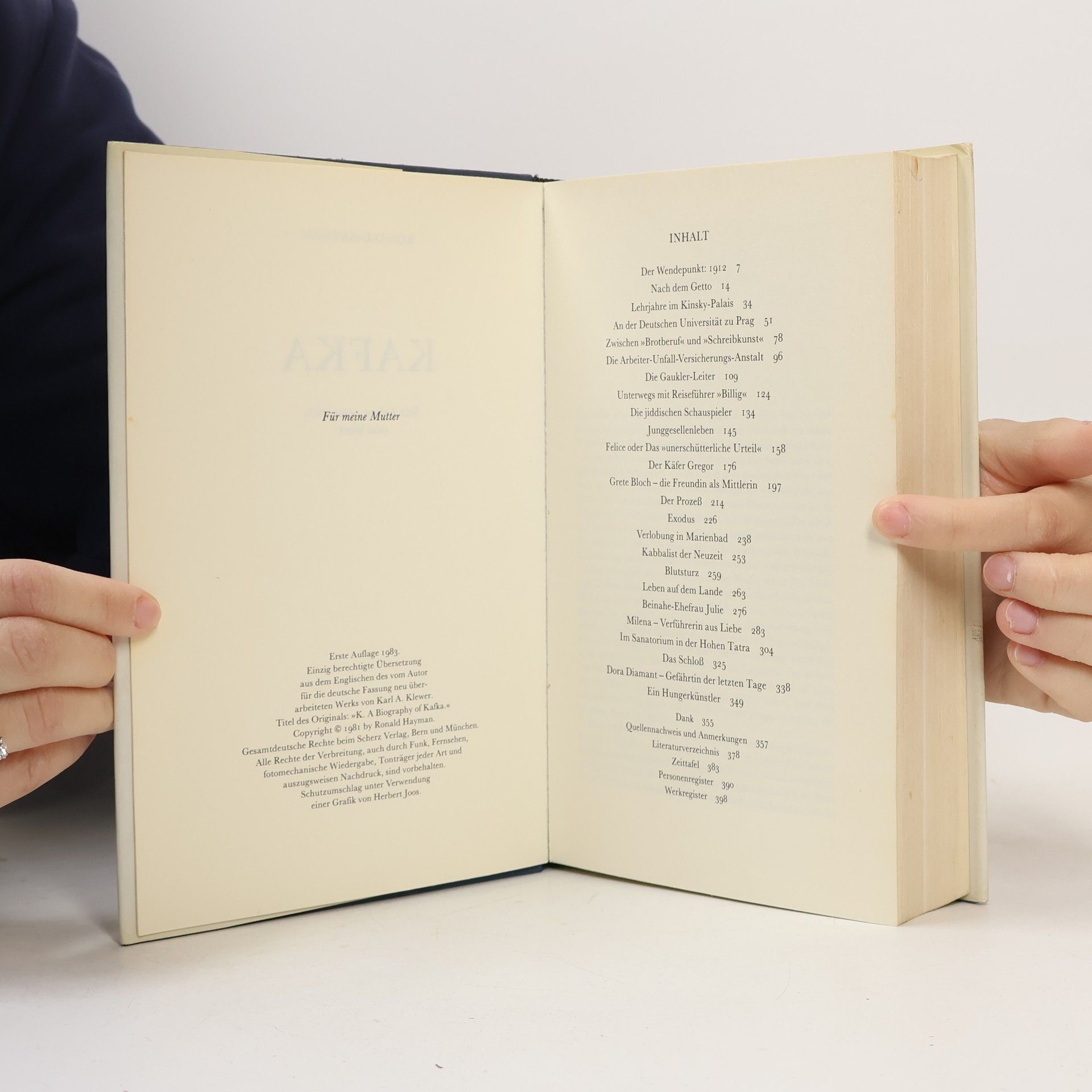 Ronald Hayman Franz Kafka. Sein Leben, seine Welt, sein Werk