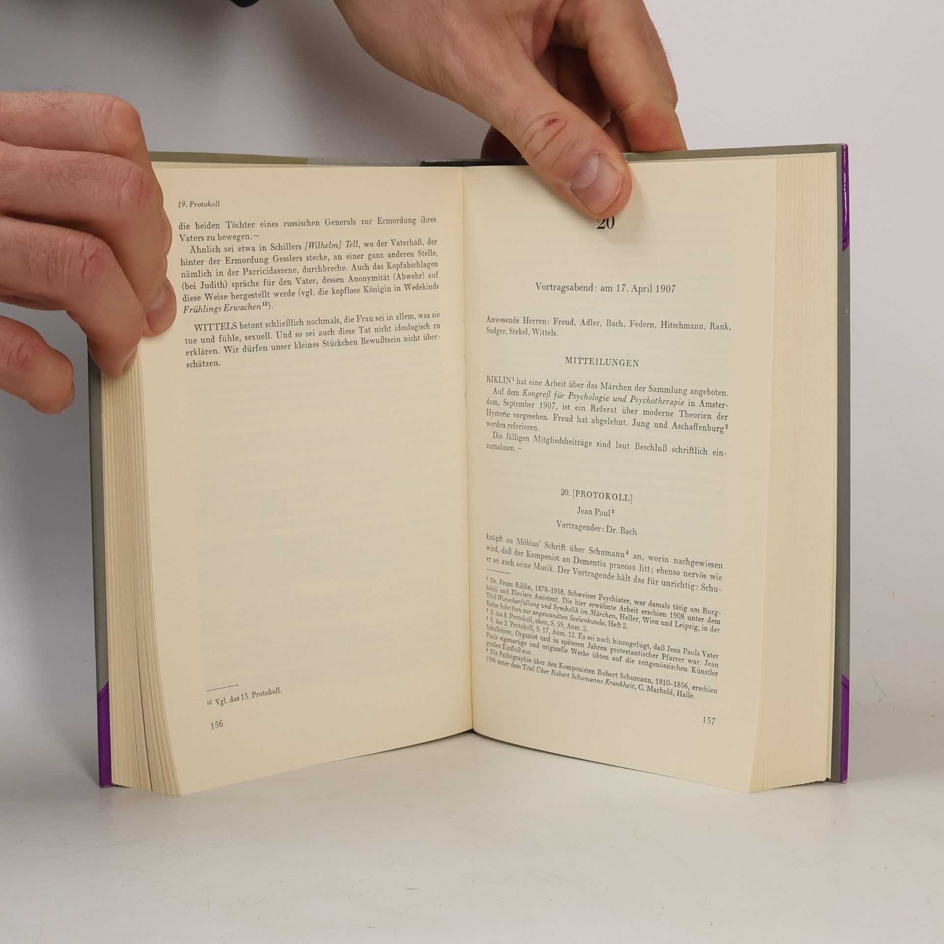 Wiener Psychoanalytische Vereinigung Protokolle der Wiener Psychoanalytischen Vereinigung