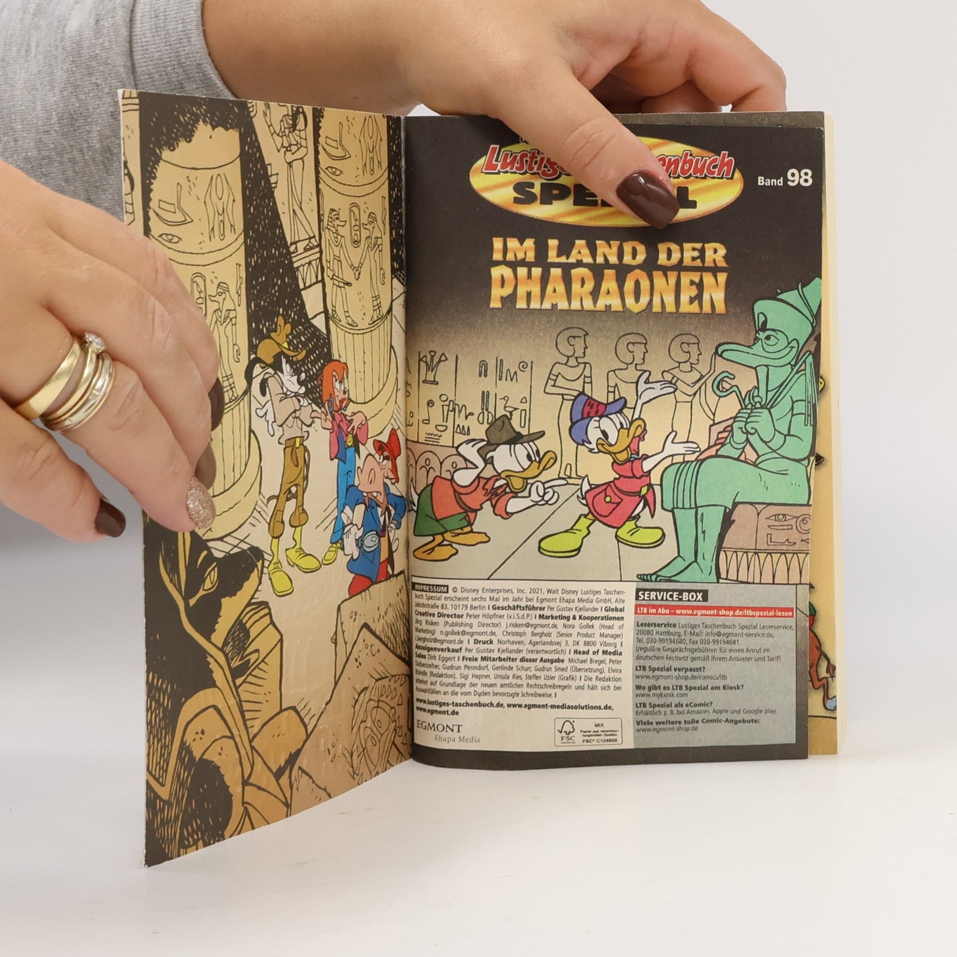 Walt Disney Lustiges Taschenbuch Spezial Band 98. Im Land der Pharaonen