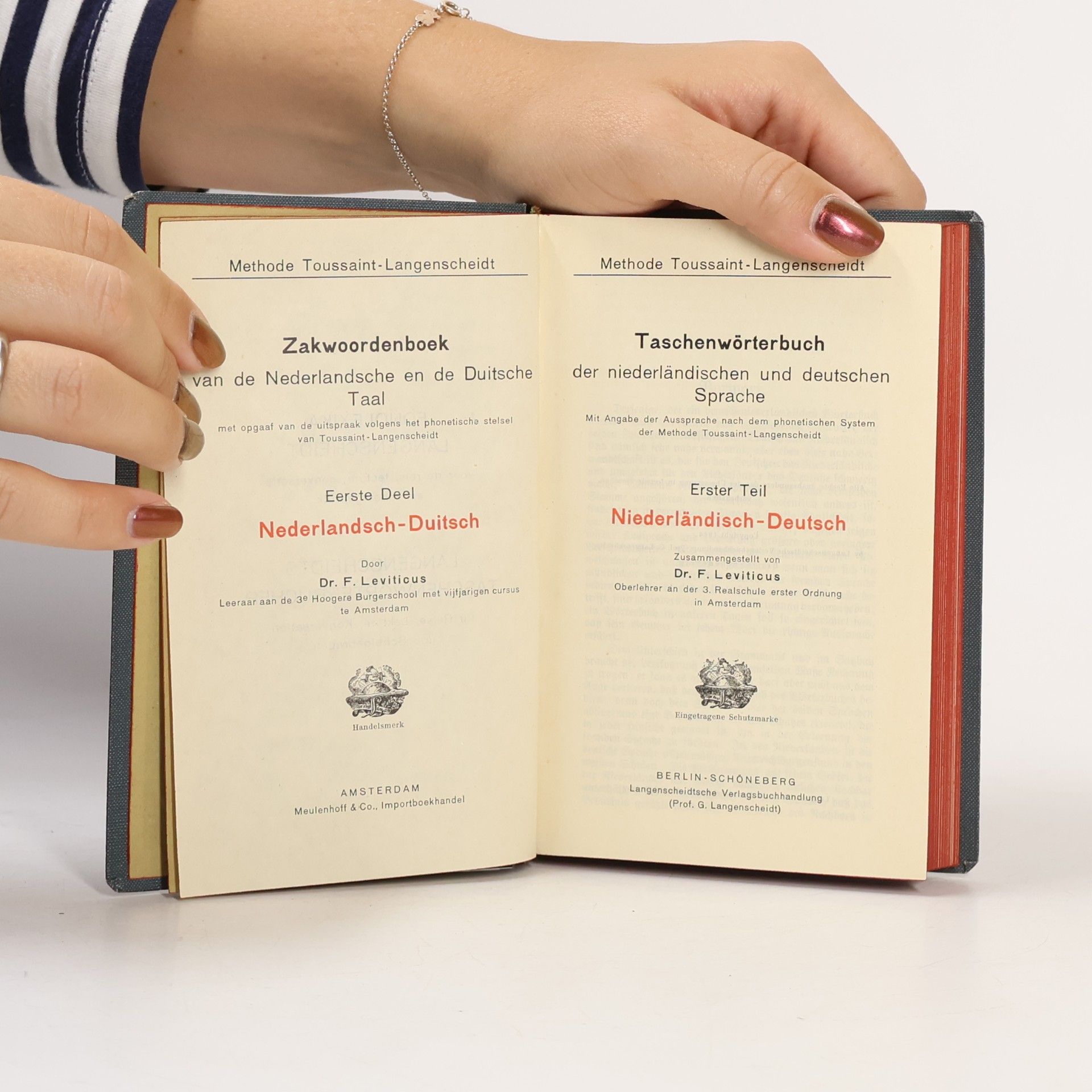 F. Leviticus Langenscheidts Taschenwörterbücher I.
