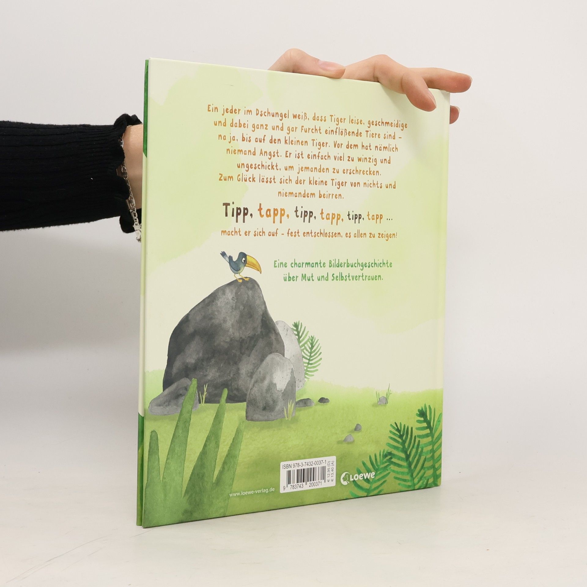 Philippa Leathers Der Tipp-Tapp-Tiger traut sich was!