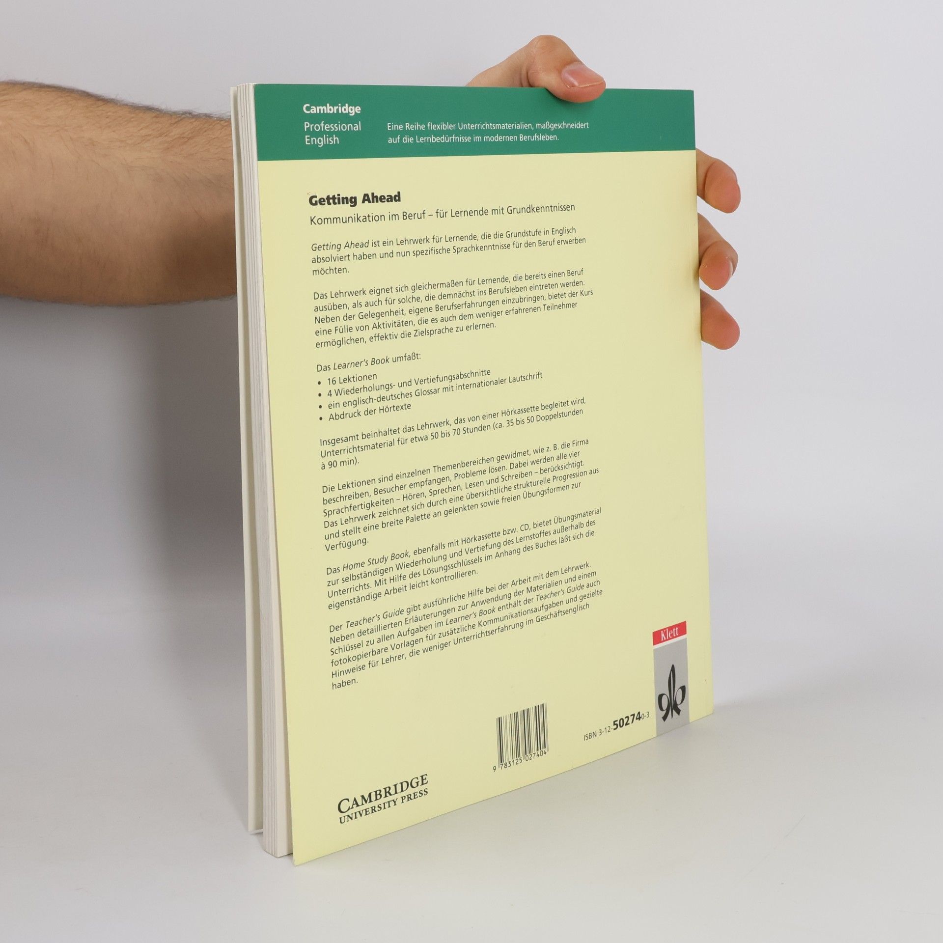 Sarah JonesMacziola Cambridge Professional English: Getting Ahead