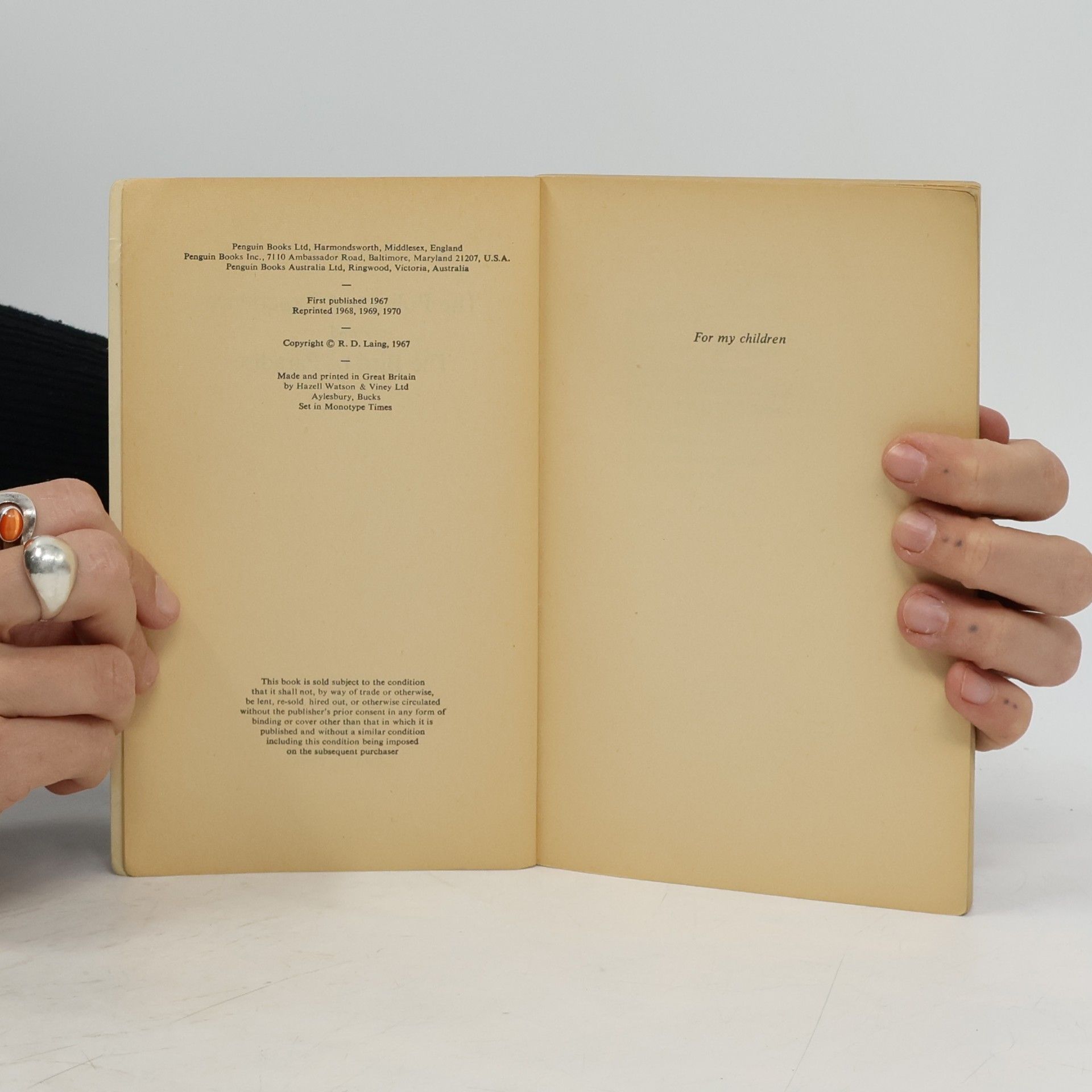 Ronald D. Laing The Politics of Experience and The Bird of Paradise