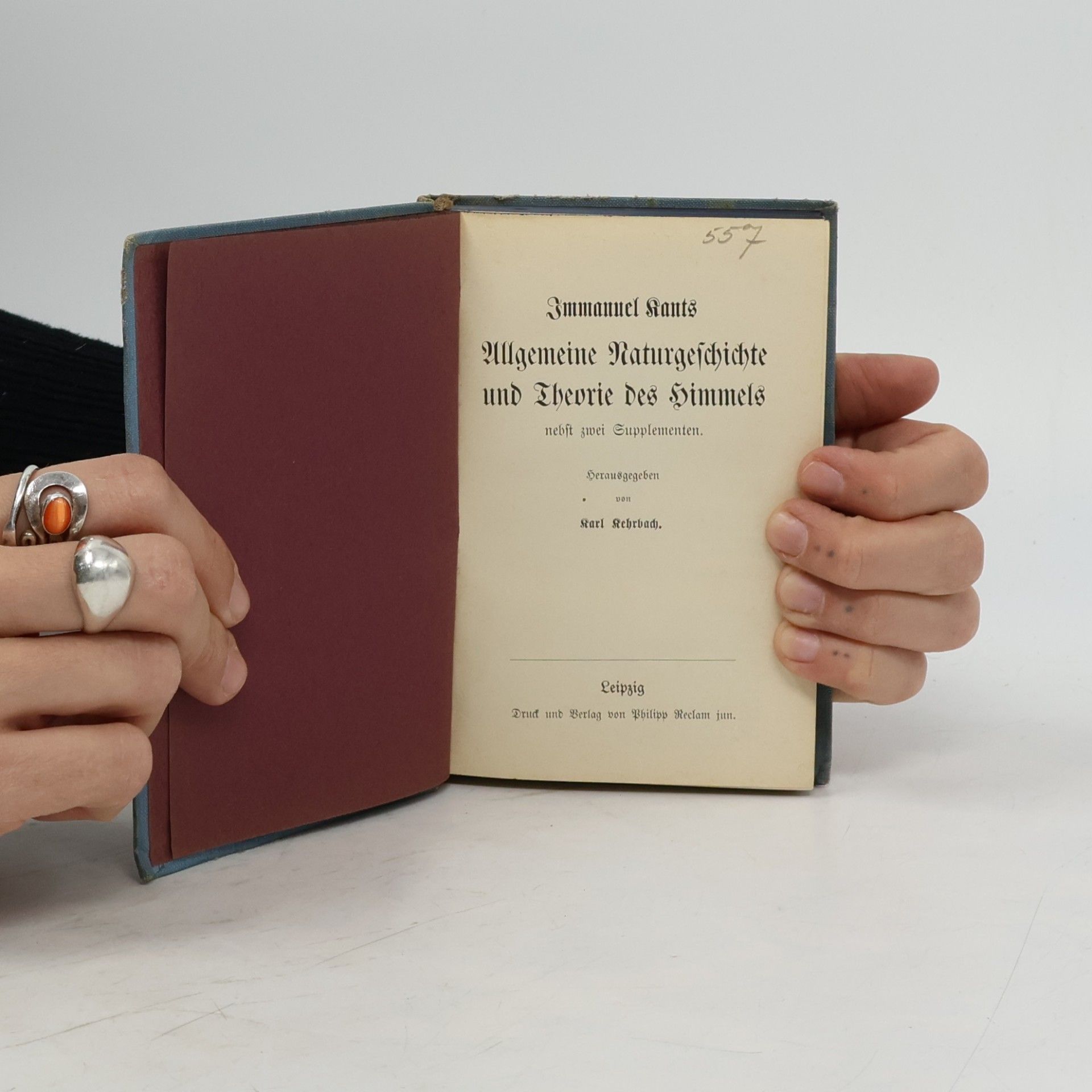 Immanuel Kant Naturgeschichte des Himmels