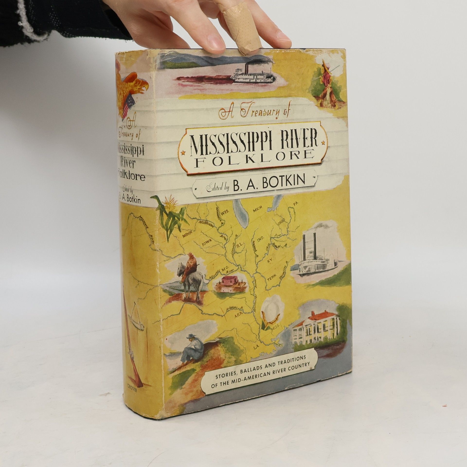 Autores varios A Treasury of Mississippi River Folklore