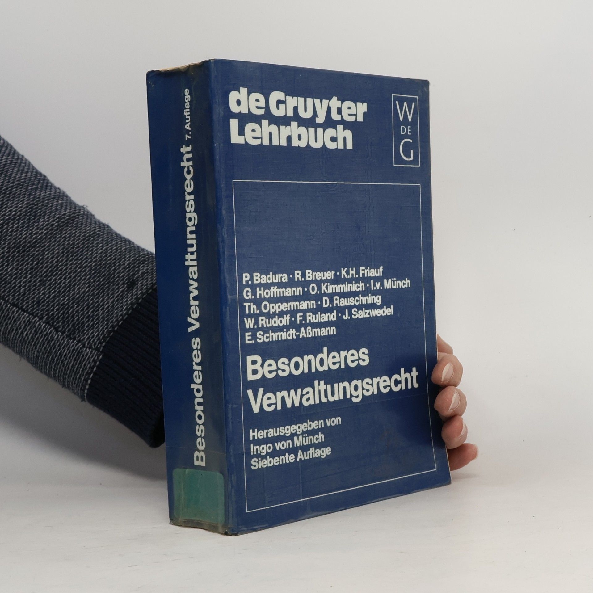 De Gruyter Lehrbuch: Besonderes Verwaltungsrecht - Siebente Auflage