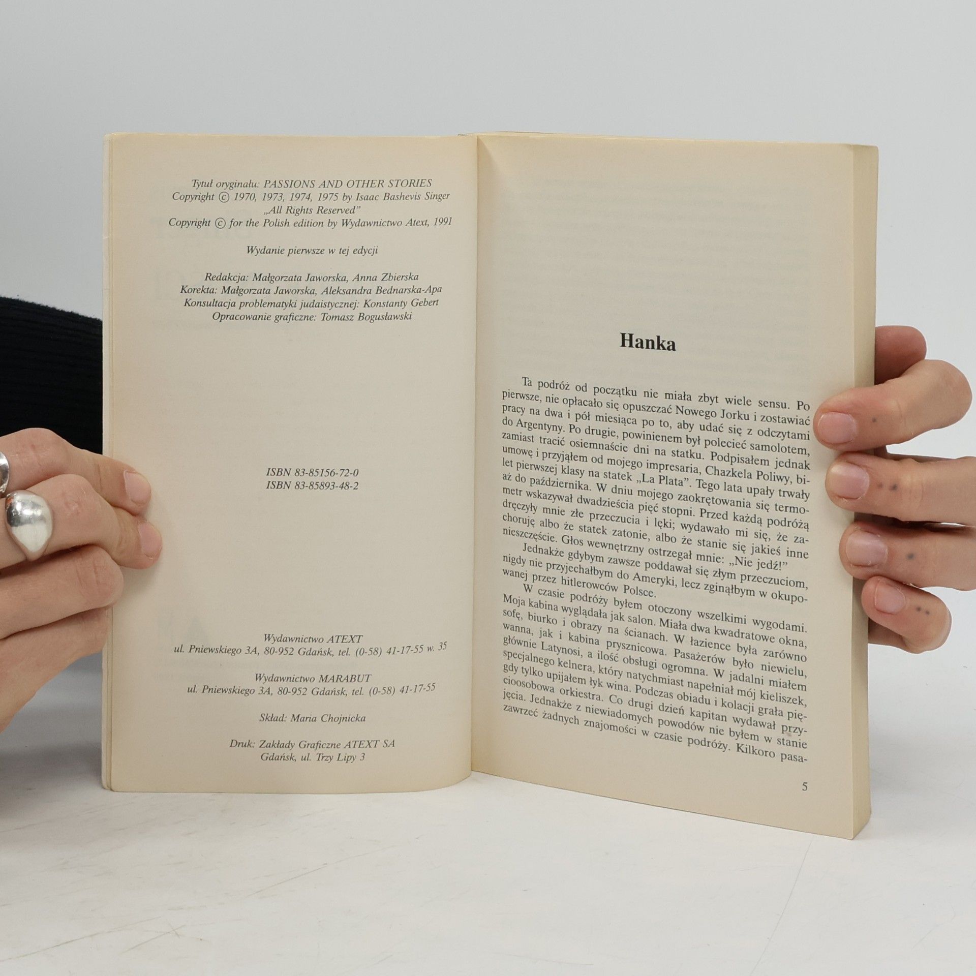 Isaac Bashevis Singer Namiętności