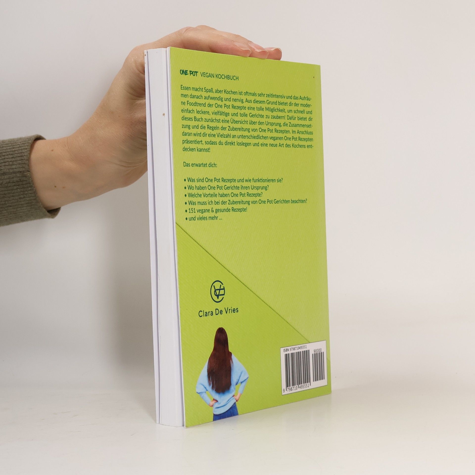 Clara De Vries One Pot vegan Kochbuch