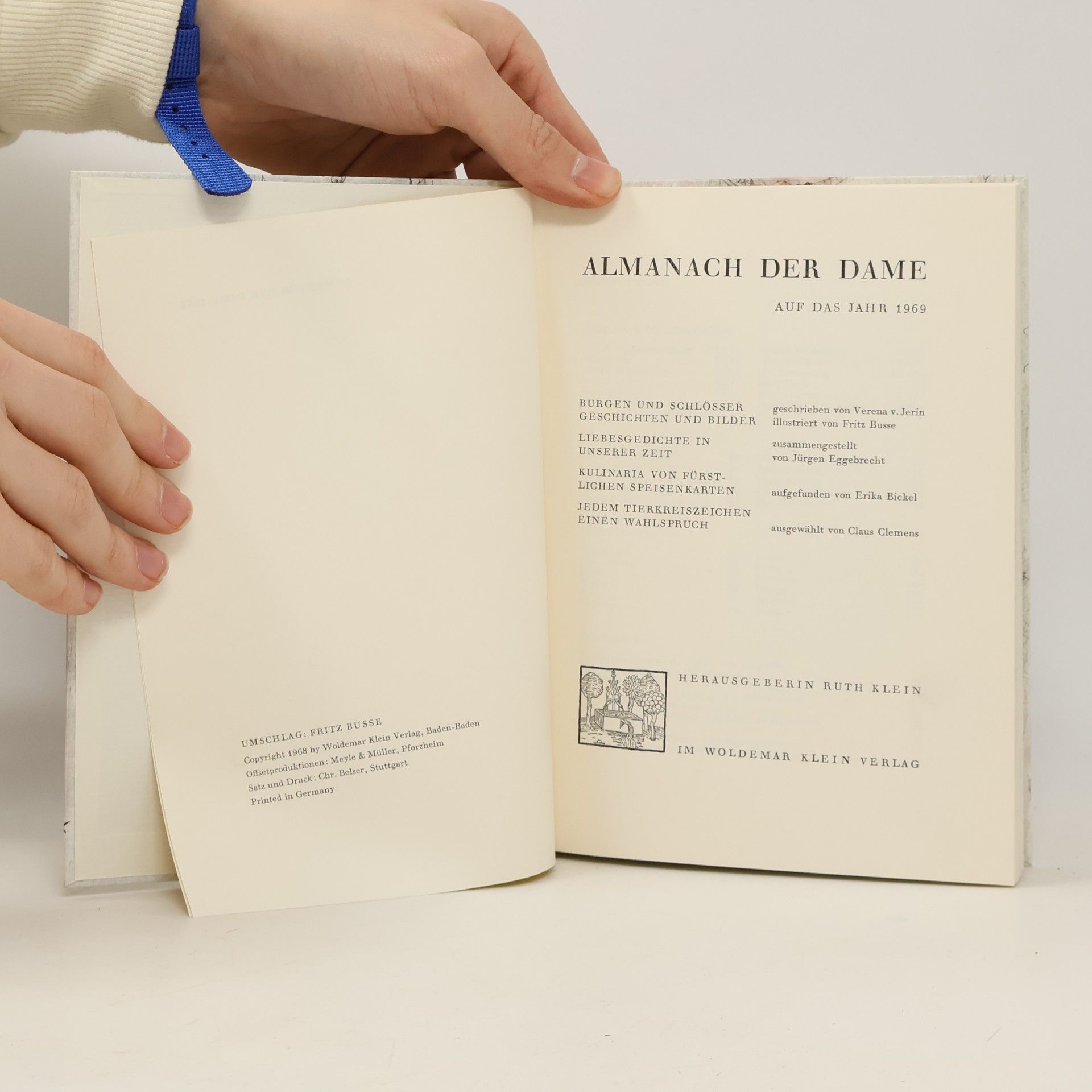 Fritz Busse Almanach der Dame