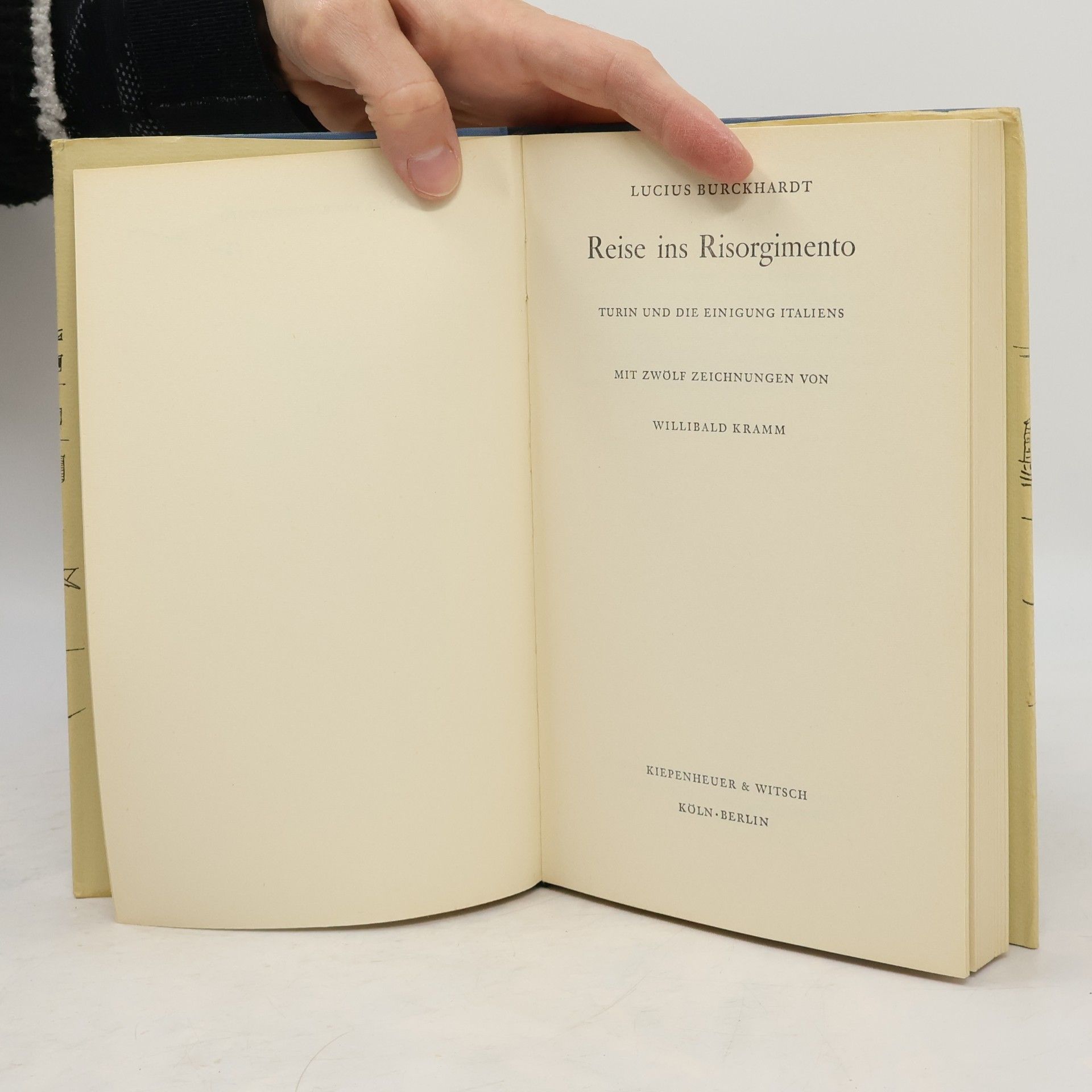 Lucius Burckhardt Reise ins Risorgimento