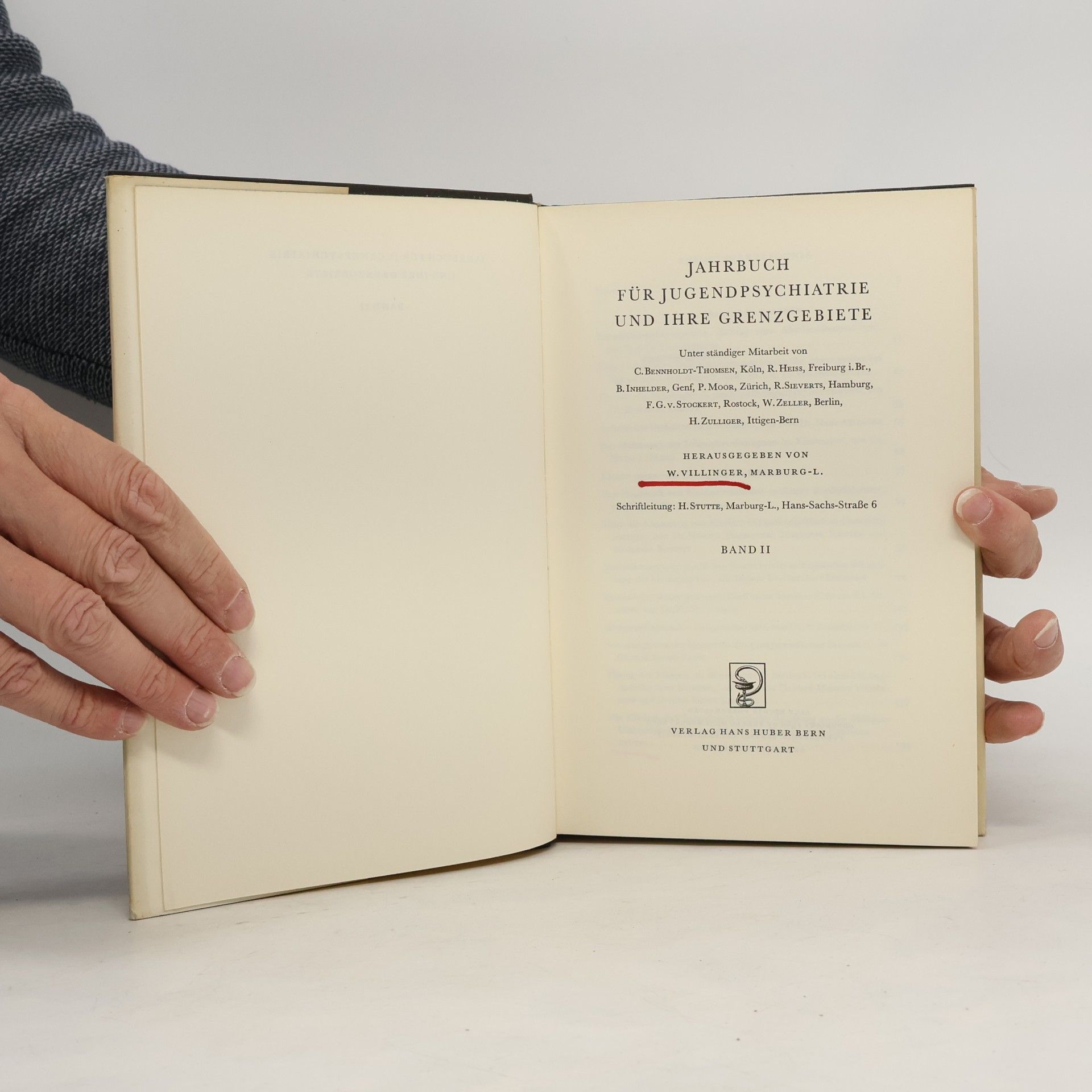 Autorenkollektiv JAHRBUCH FÜR JUGEND-PSYCHIATRIE UND IHRE GRENZGEBIETE II