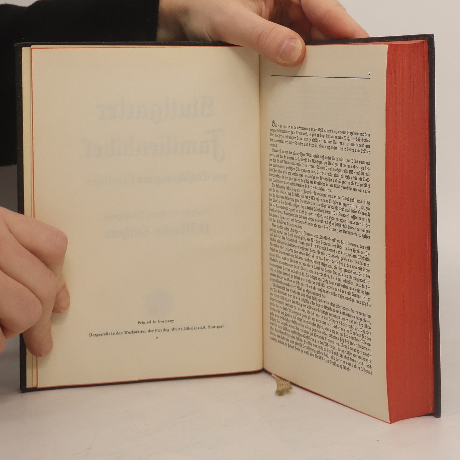 Martin Luther Stuttgarter Familienbibel zur Einführung ins Bibellesen