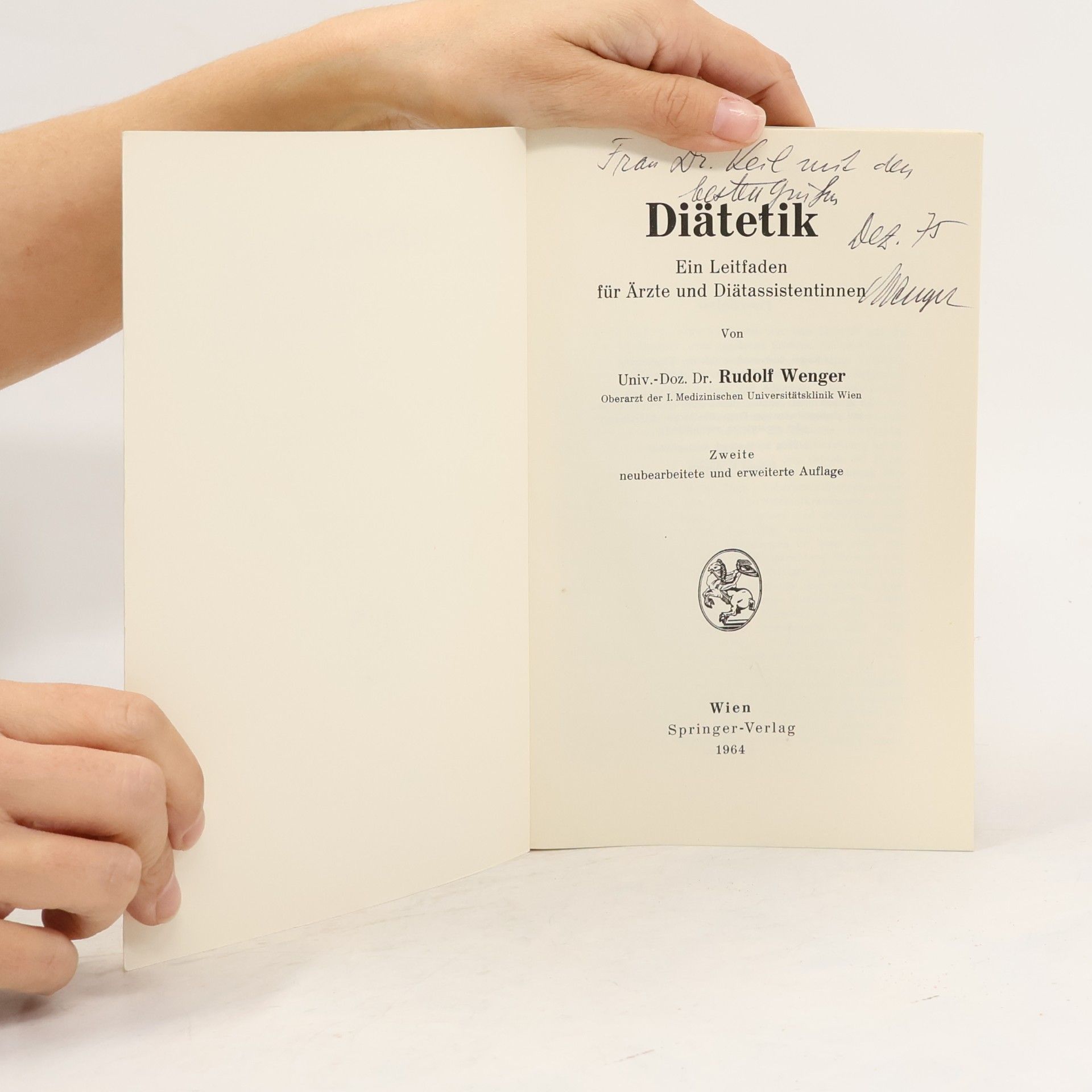 Rudolf Wenger Diätetik