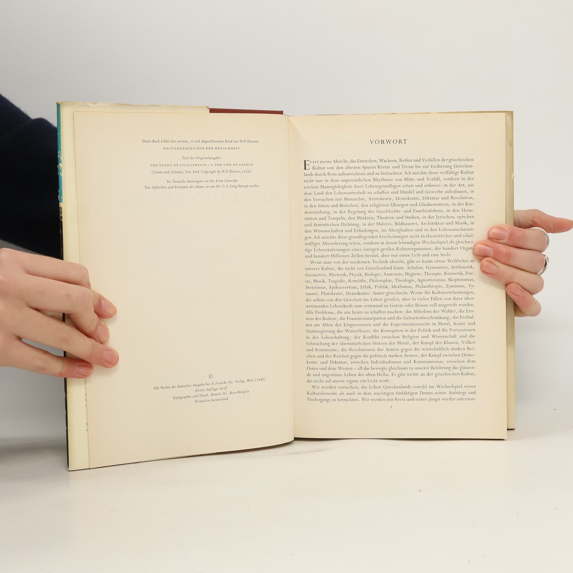 Will Durant Das Leben Griechenlands