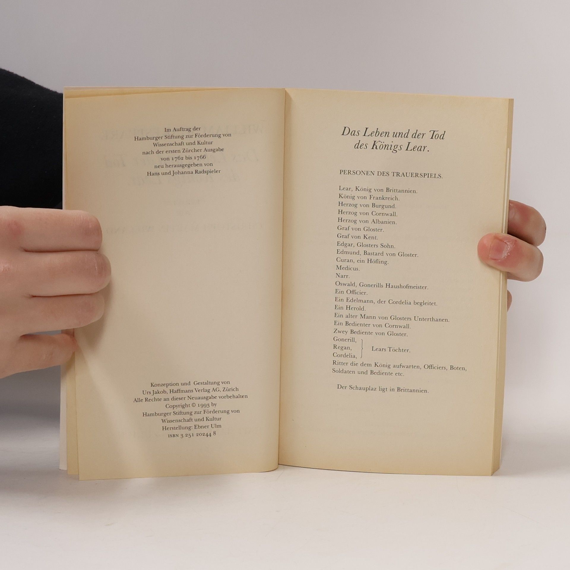 William Shakespeare Das Leben und der Tod des Königs Lear
