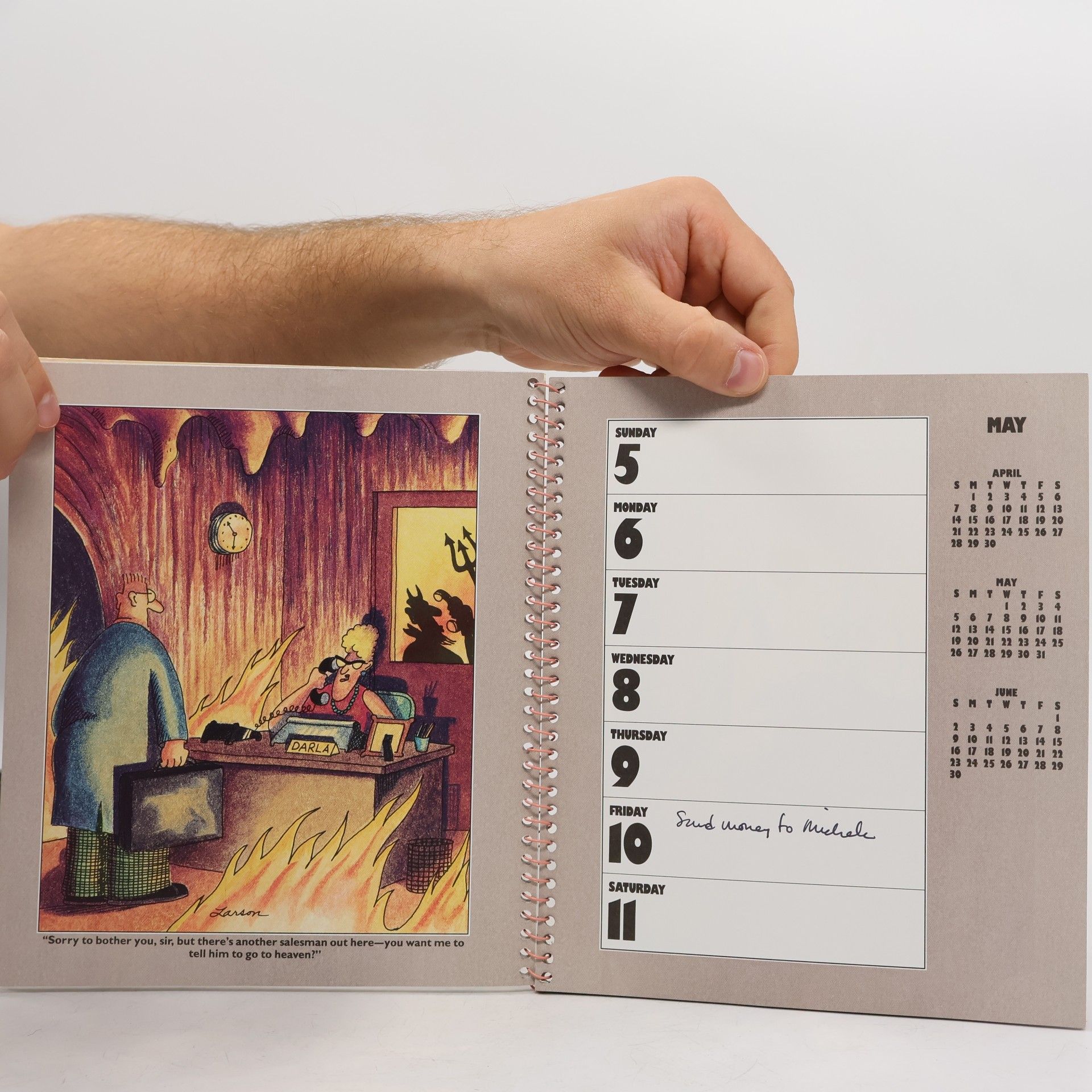 Gary Larson The Far Side 1991 Desk Calendar